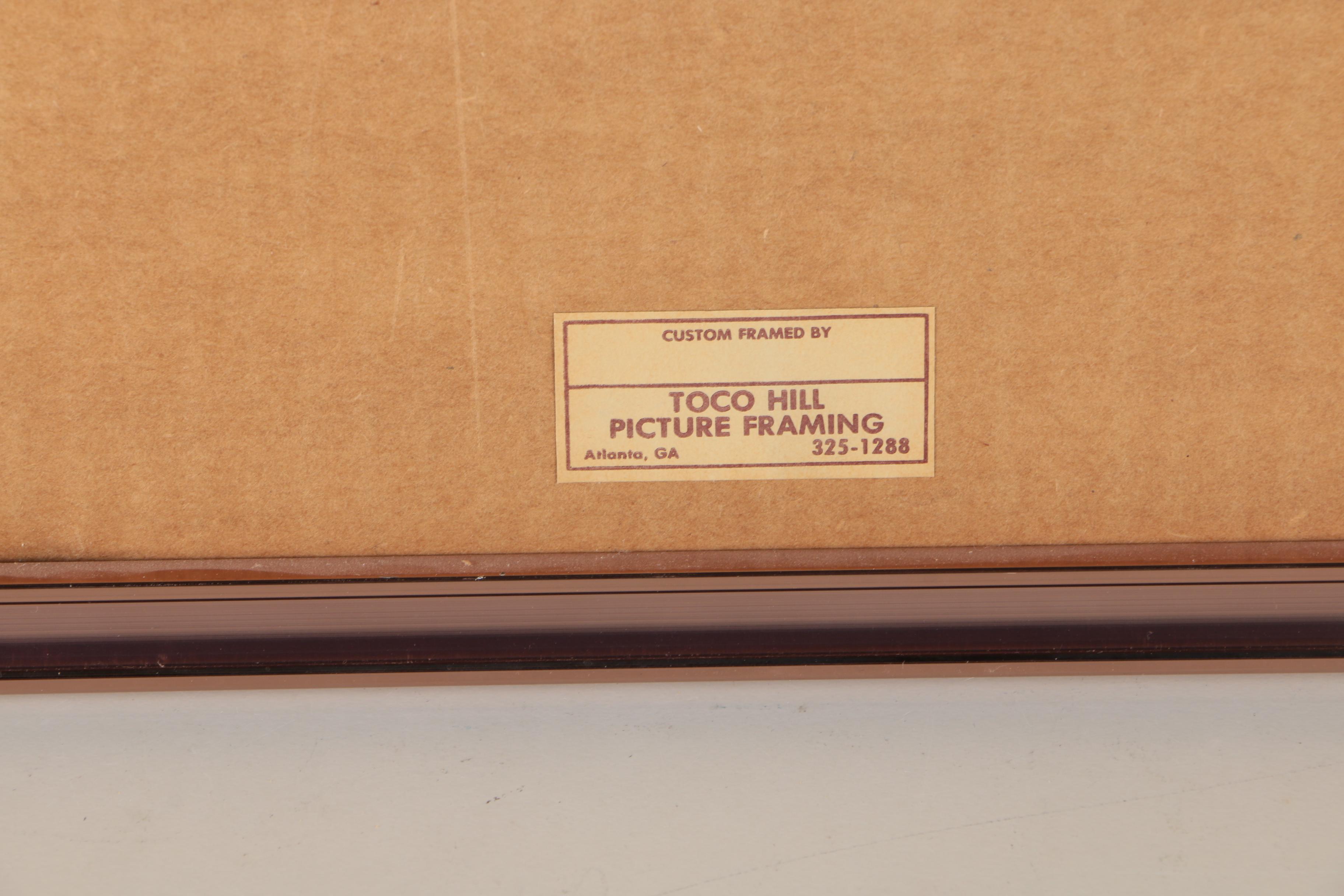 John Thomas Offset Lithographs on Paper of Flowers