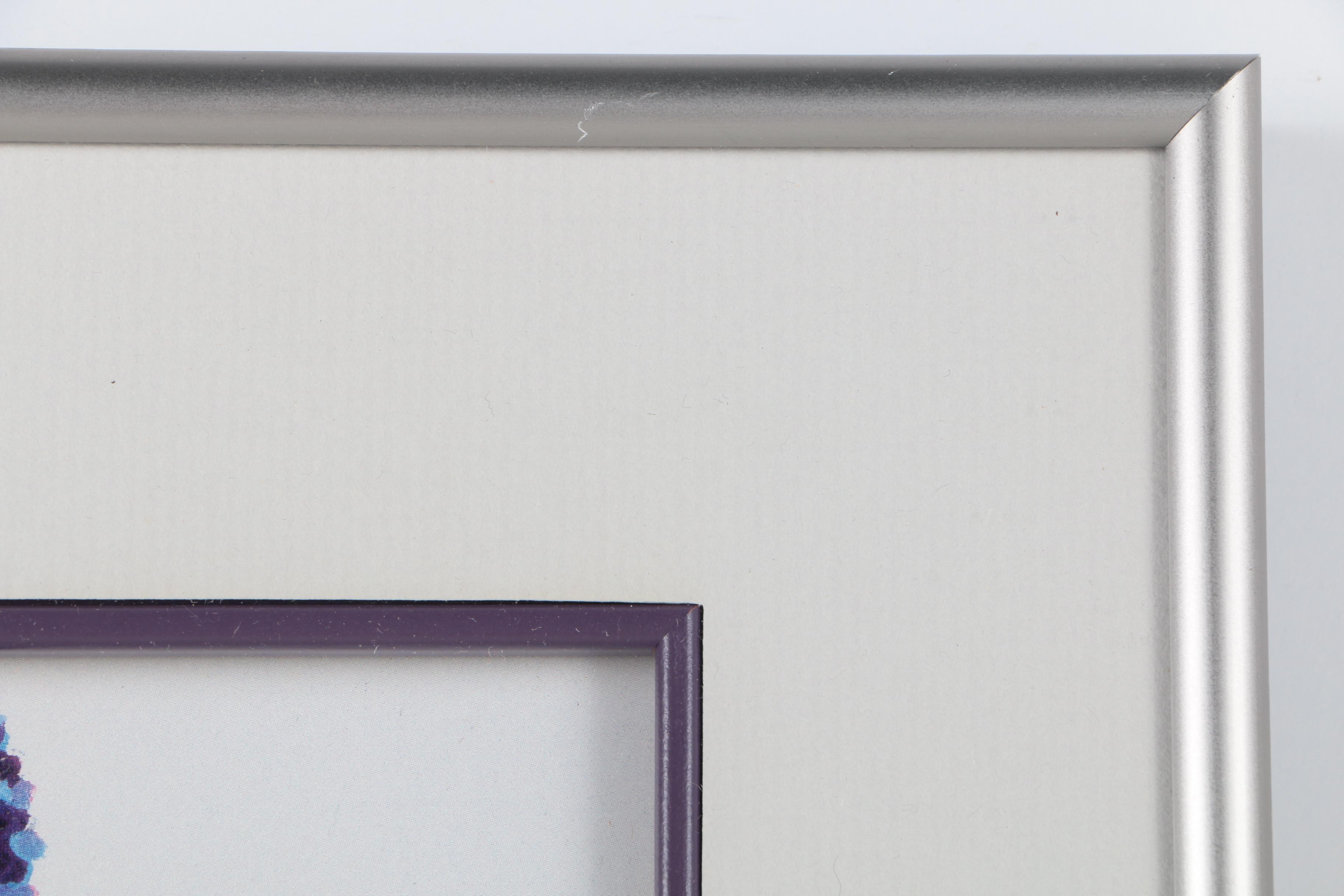 John Thomas Offset Lithographs on Paper of Flowers