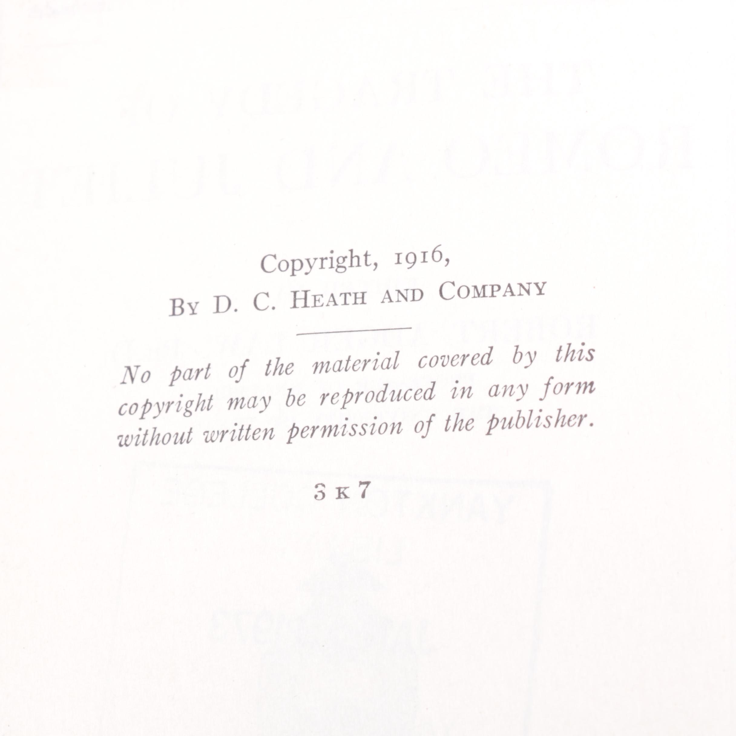 Assortment Vintage of Shakespeare Library Books