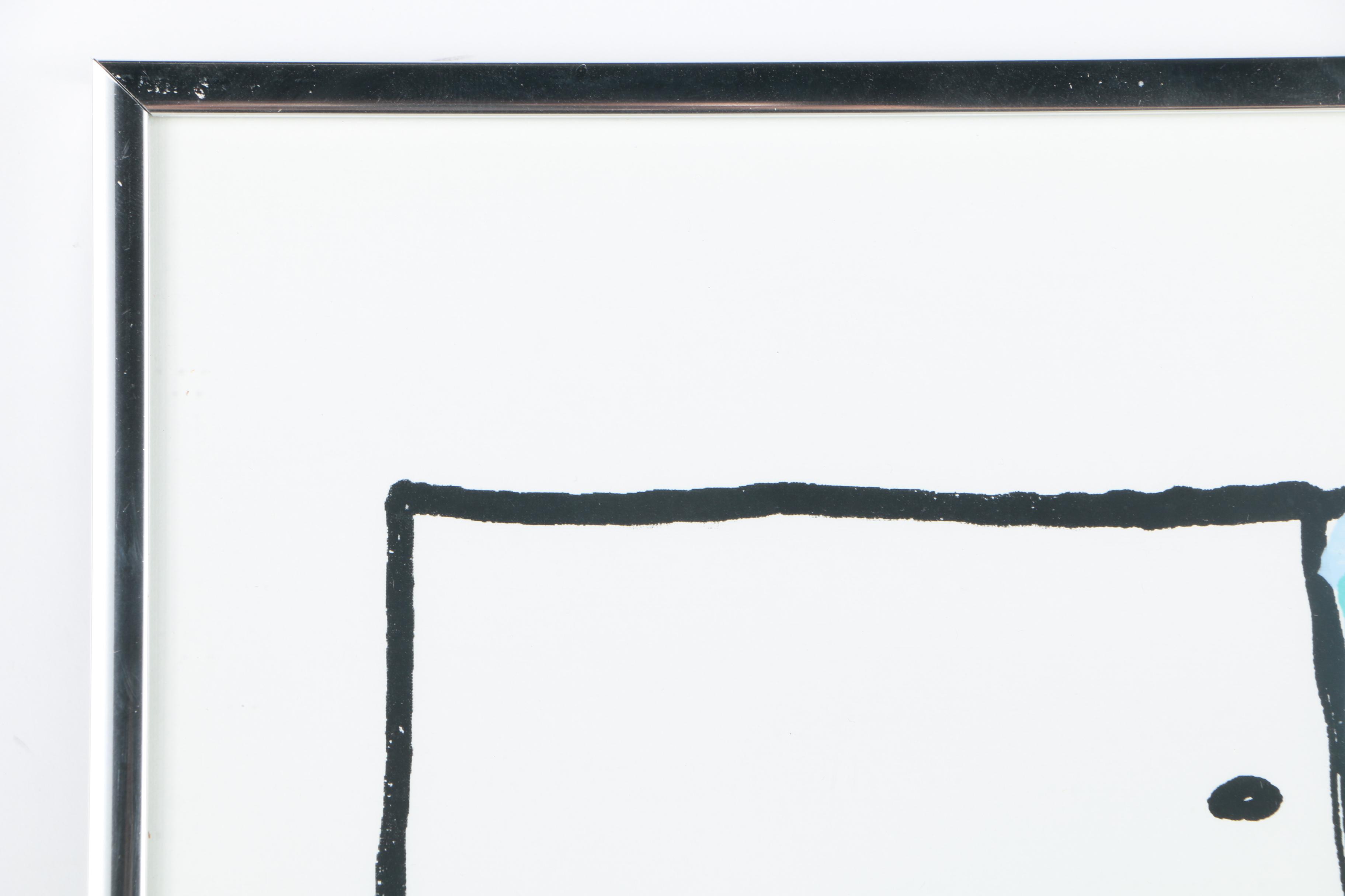 Martha Wahlert Watercolor Painting "Cat, Can Opener & Tuna"