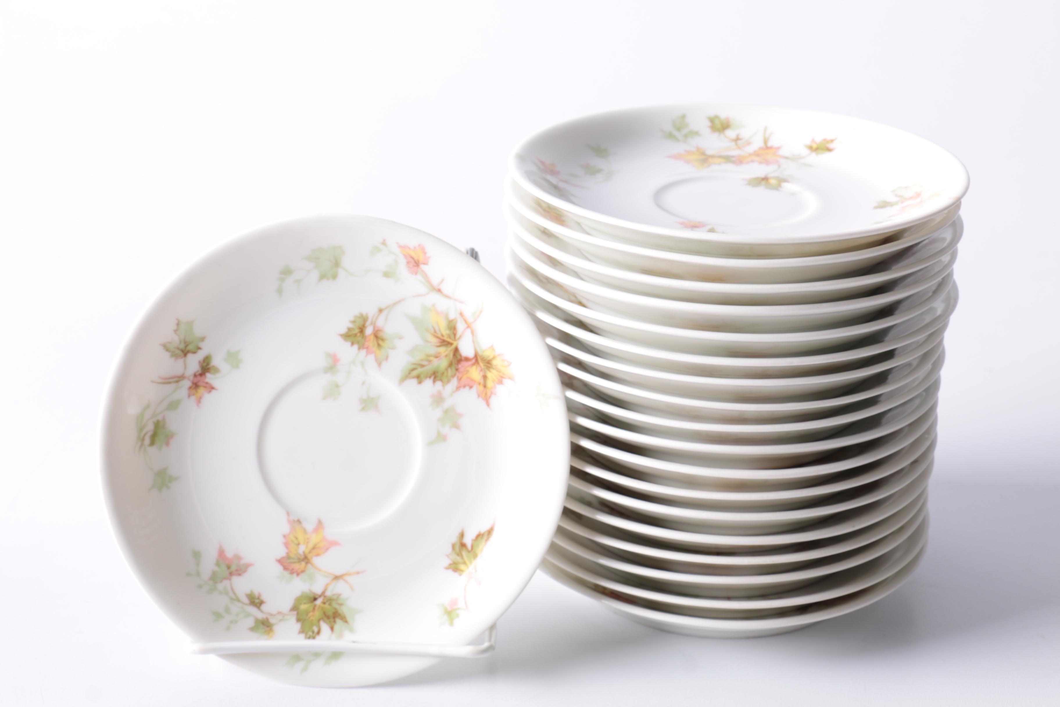 Haviland Limoges "Autumn Leaf" China Tableware