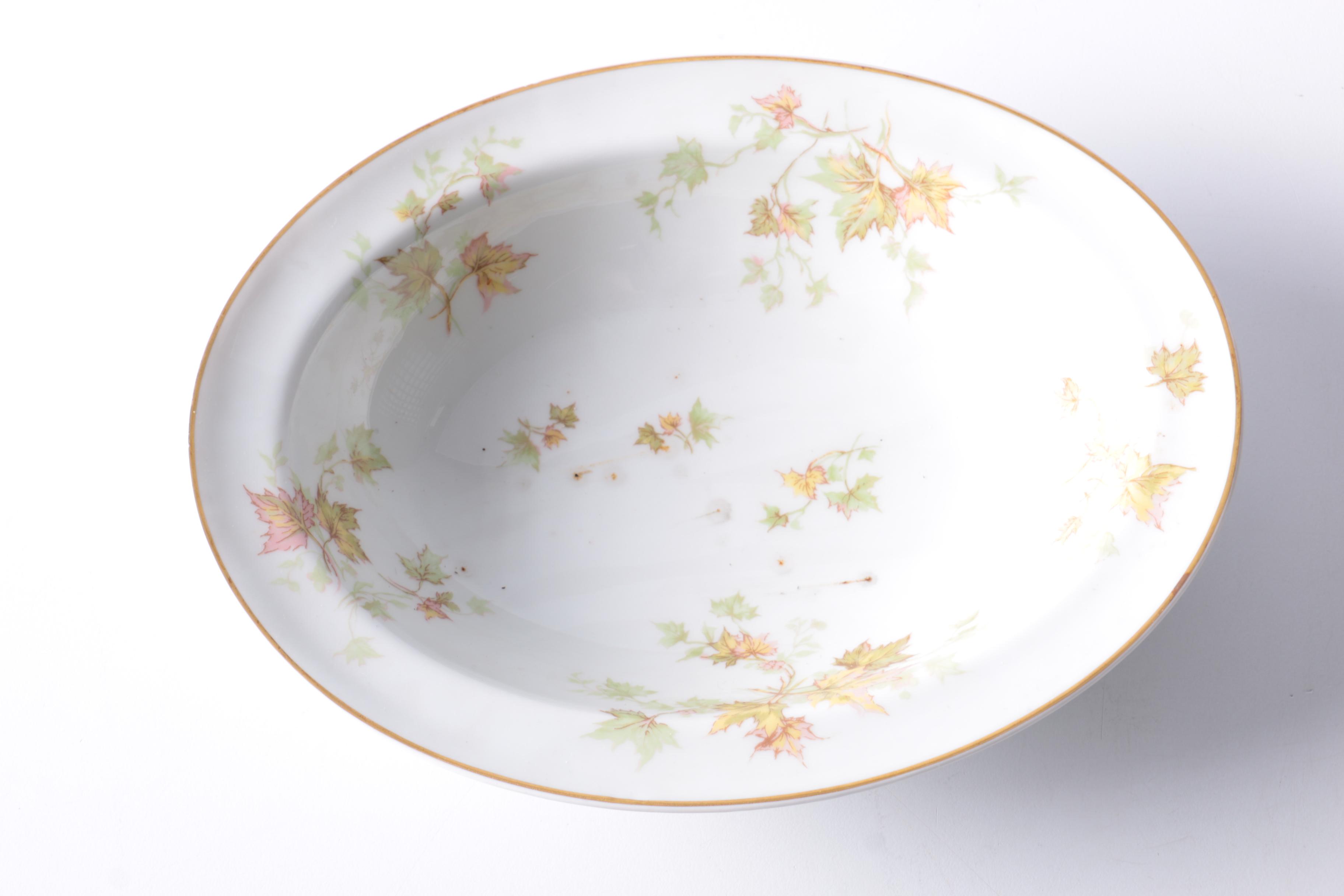 Haviland Limoges "Autumn Leaf" China Tableware
