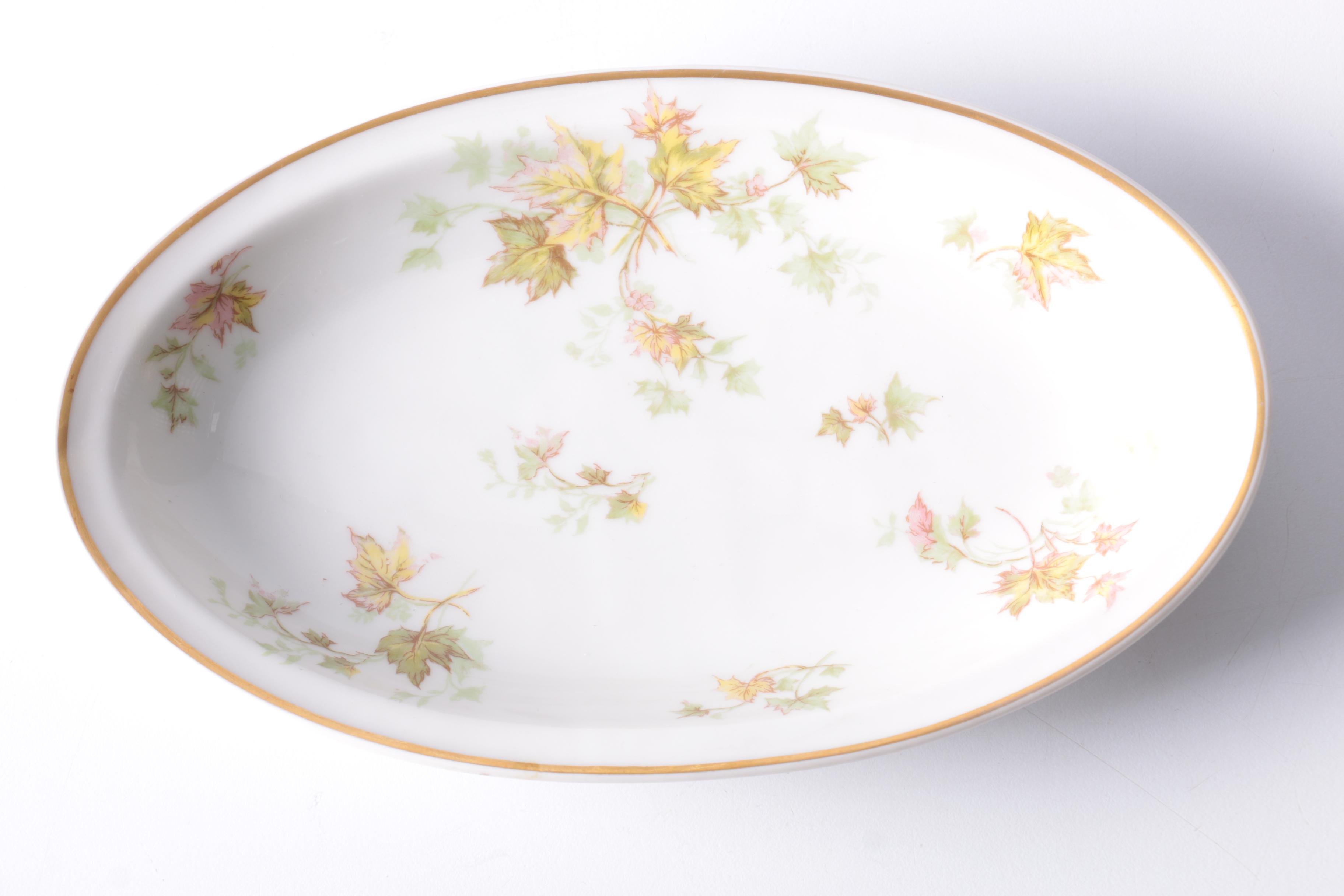 Haviland Limoges "Autumn Leaf" China Tableware