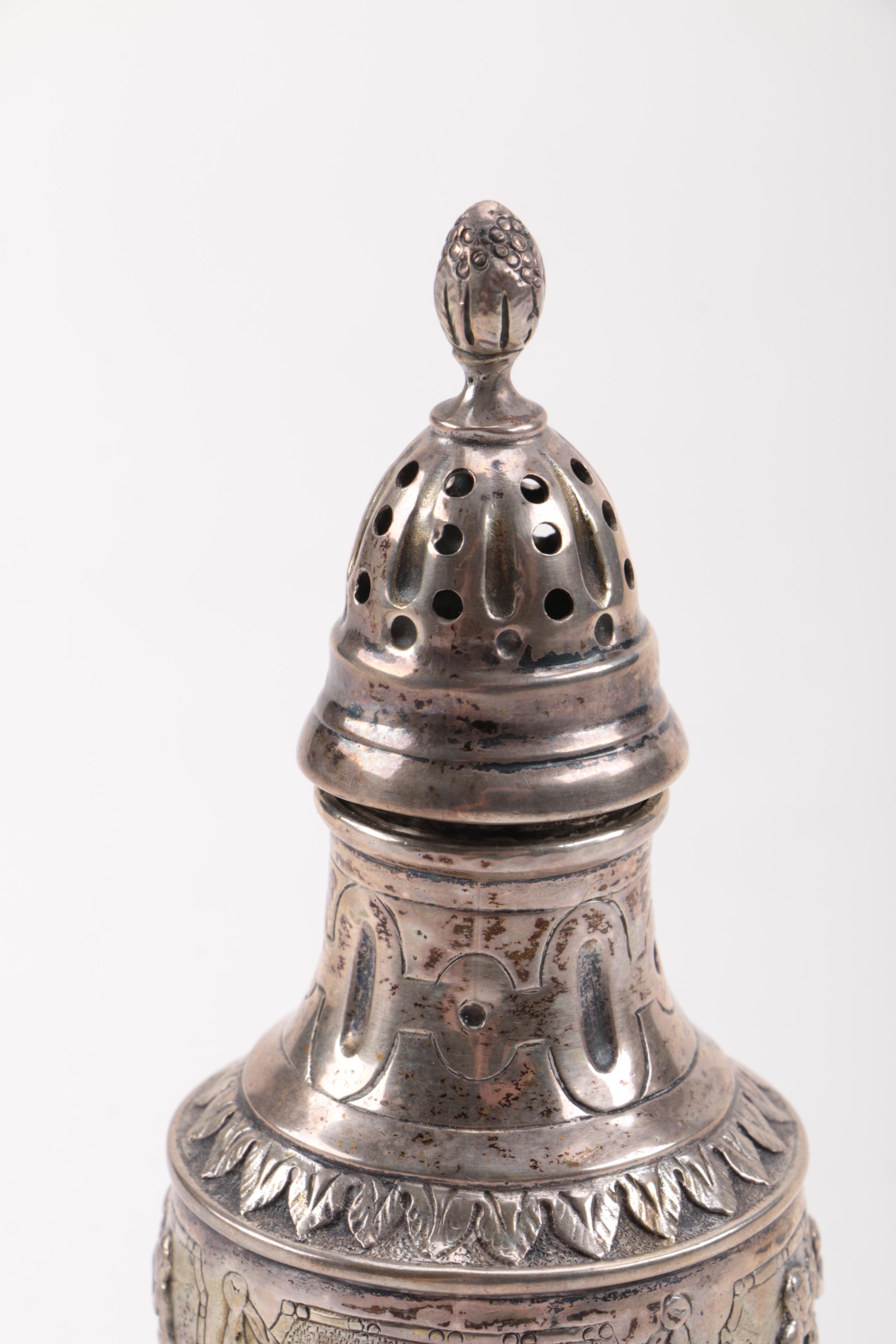 Vintage German 800 Silver Salt Shaker