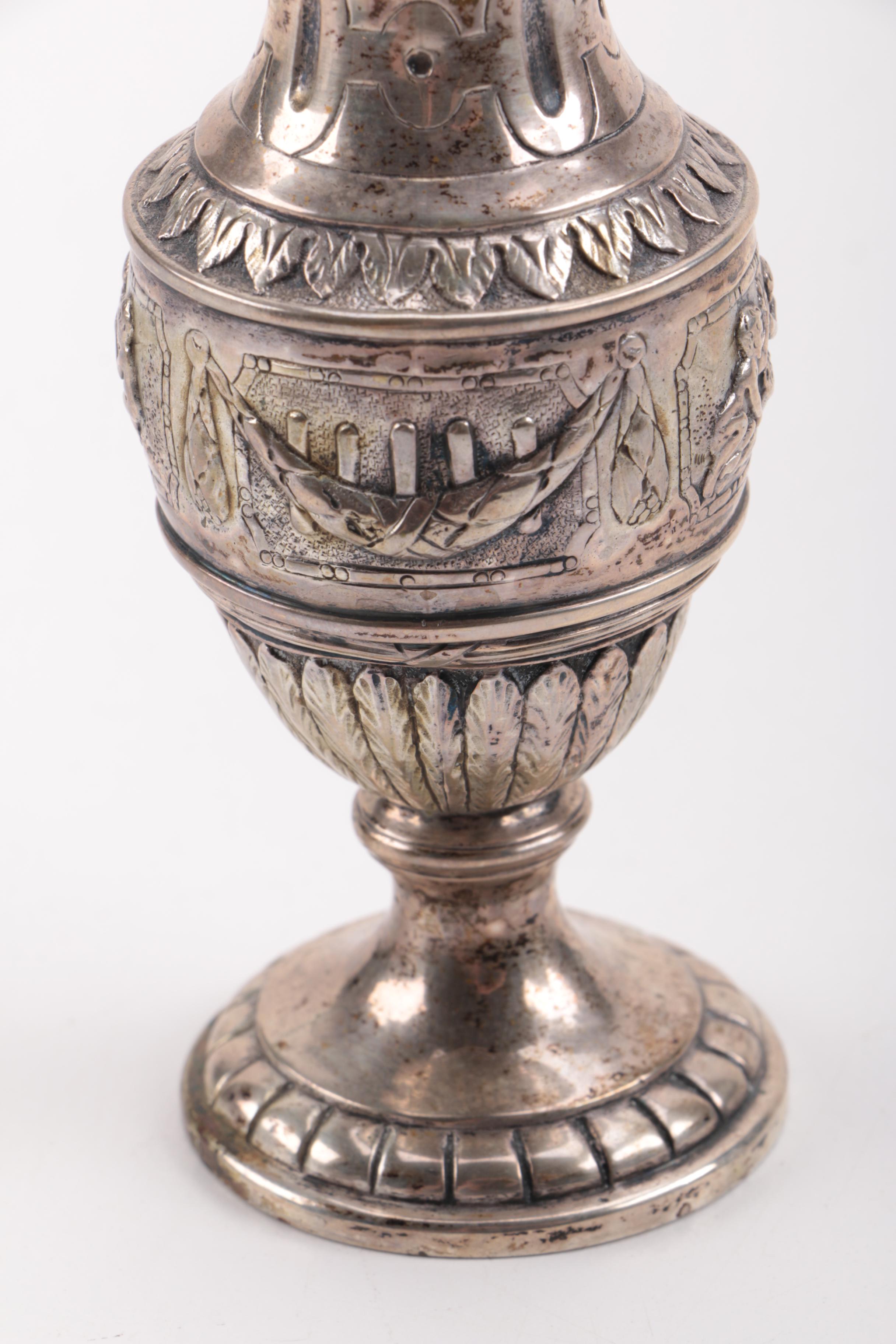 Vintage German 800 Silver Salt Shaker