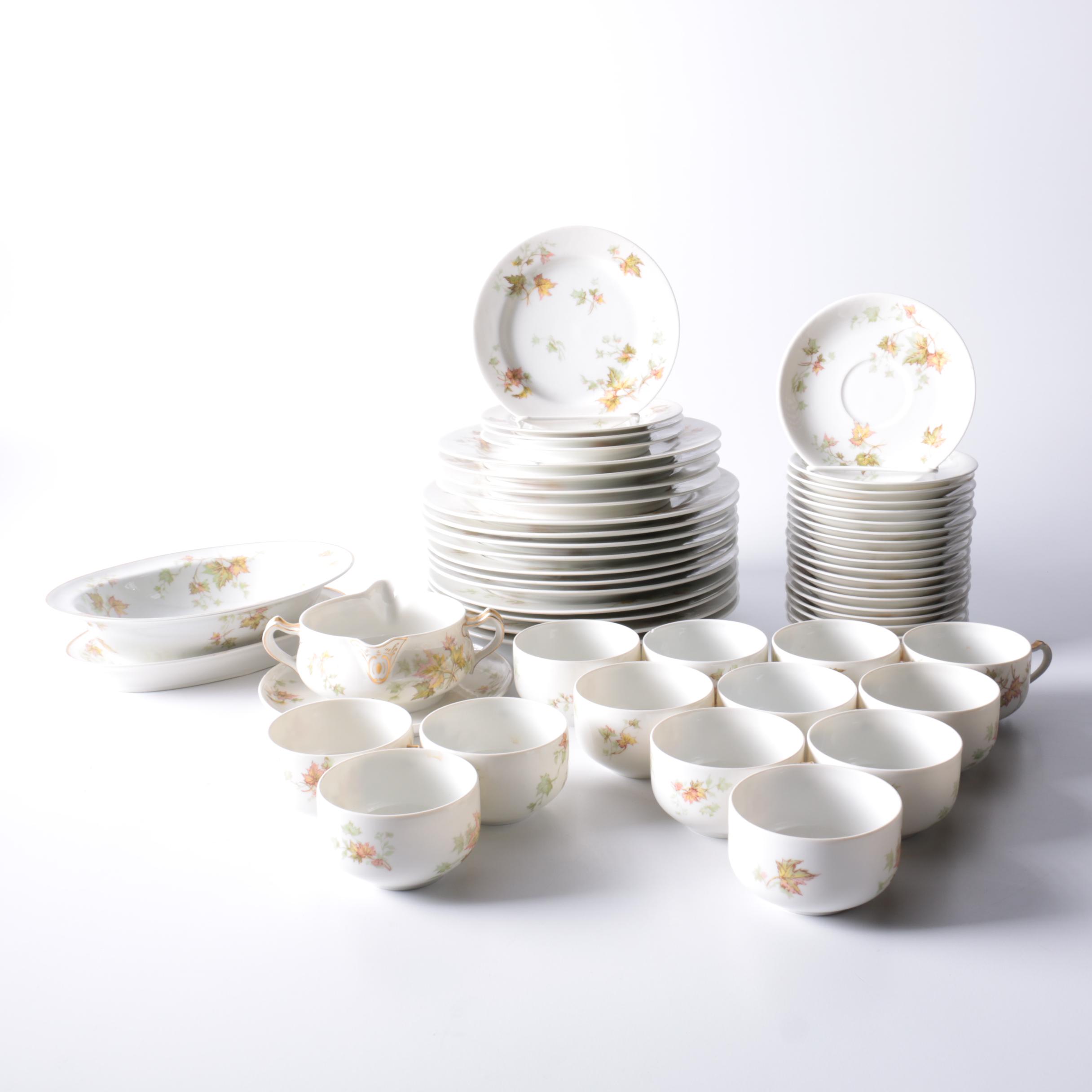 Haviland Limoges "Autumn Leaf" China Tableware