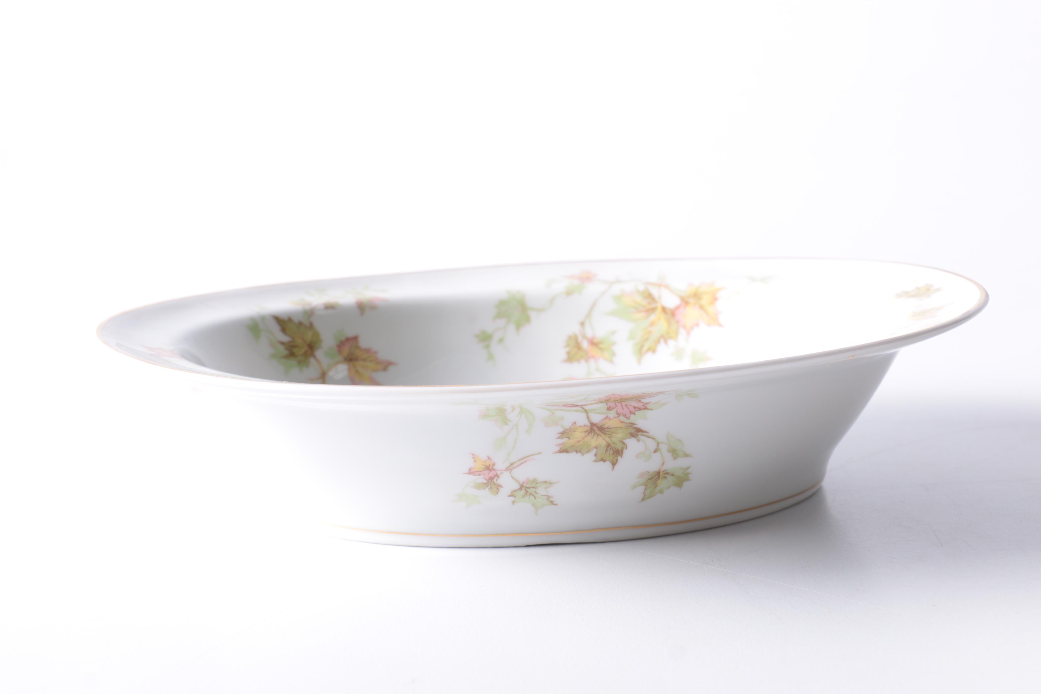 Haviland Limoges "Autumn Leaf" China Tableware