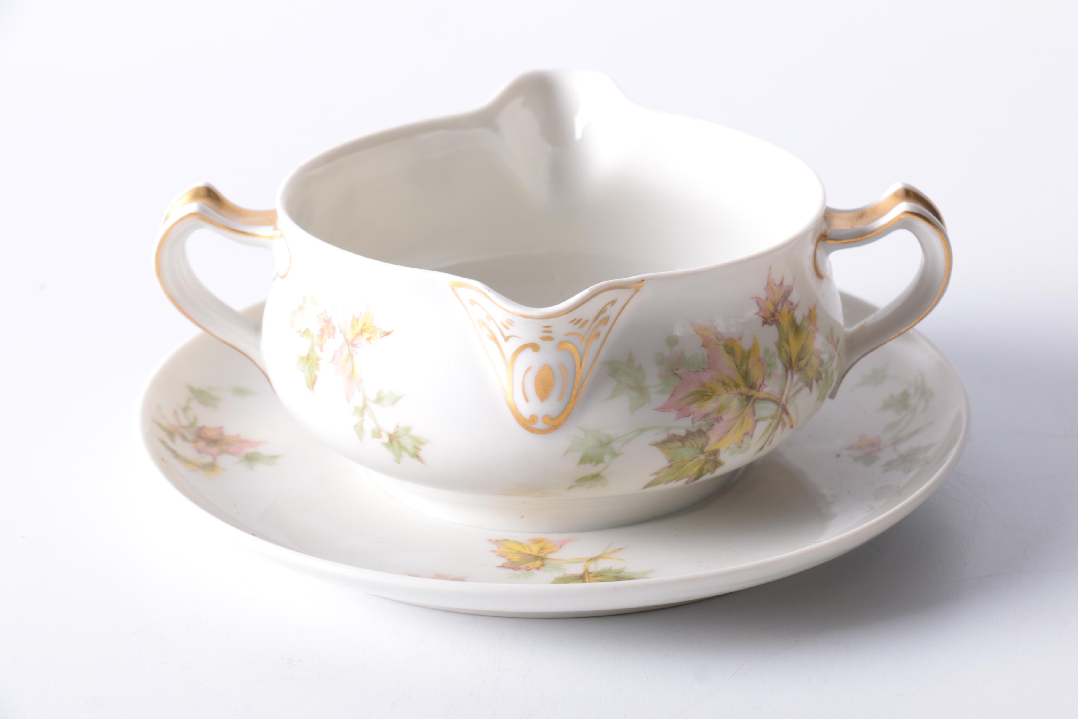 Haviland Limoges "Autumn Leaf" China Tableware