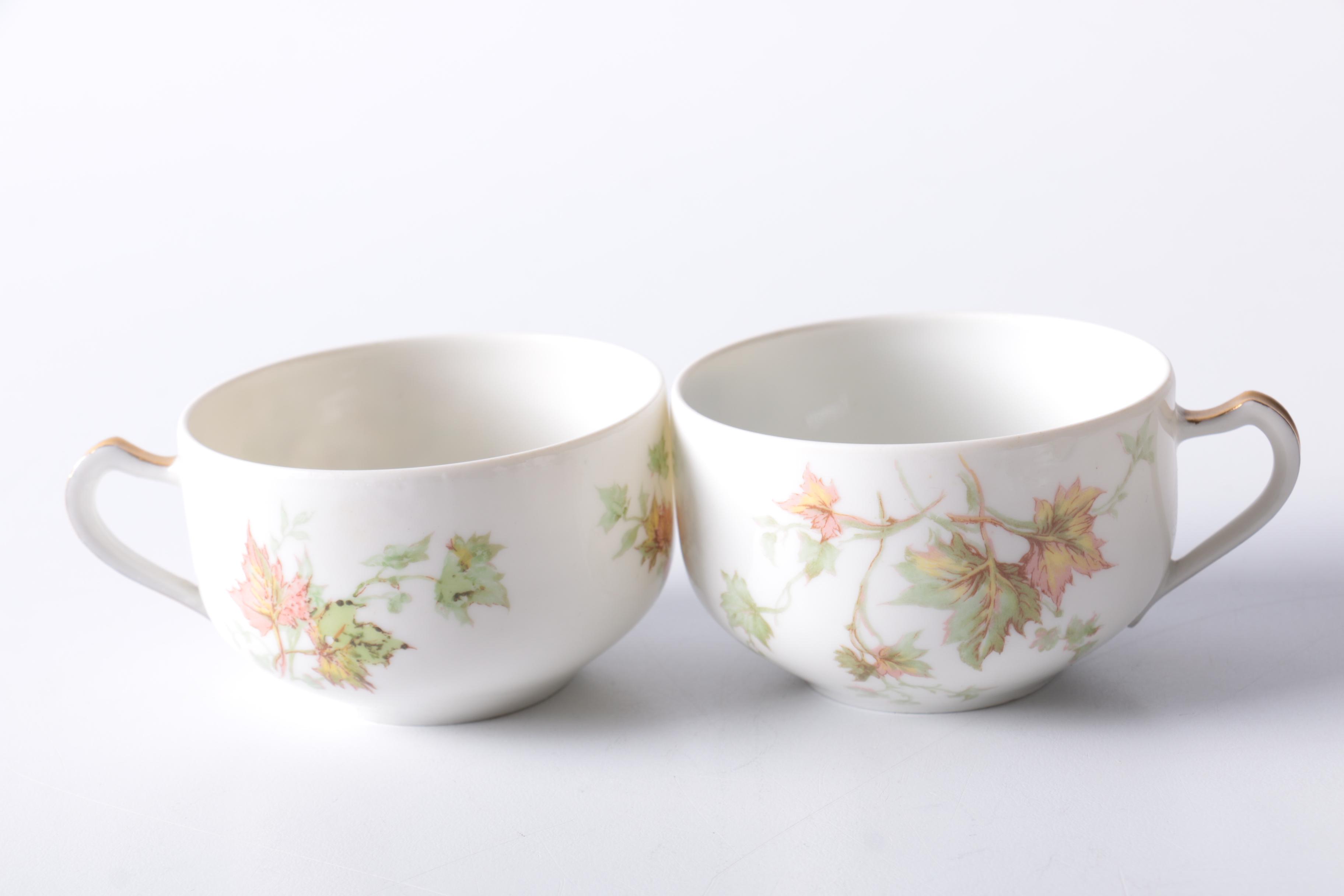 Haviland Limoges "Autumn Leaf" China Tableware