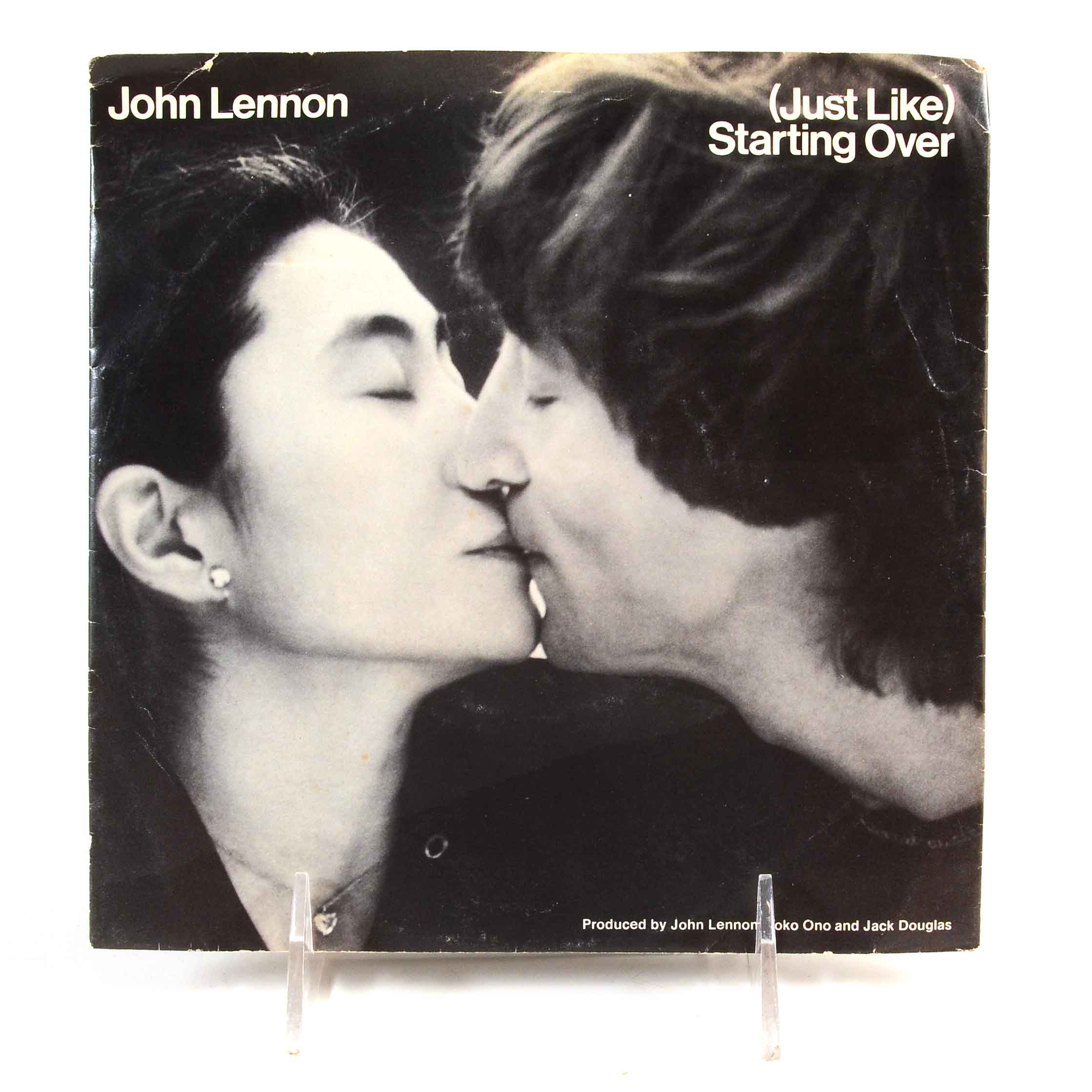 John Lennon and Yoko Ono Misprinted Vinyl 45 "Double Fantasy"