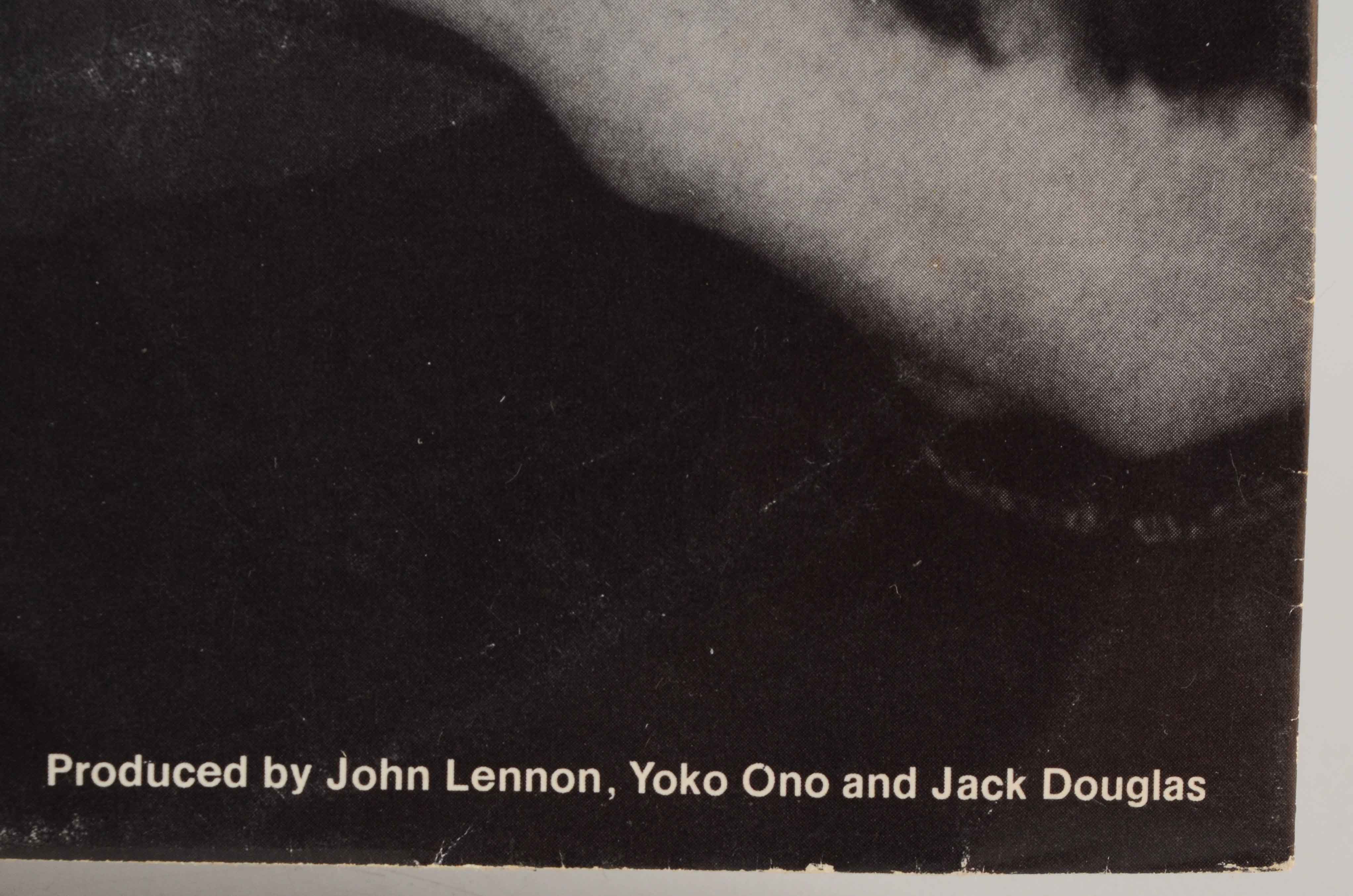 John Lennon and Yoko Ono Misprinted Vinyl 45 "Double Fantasy"
