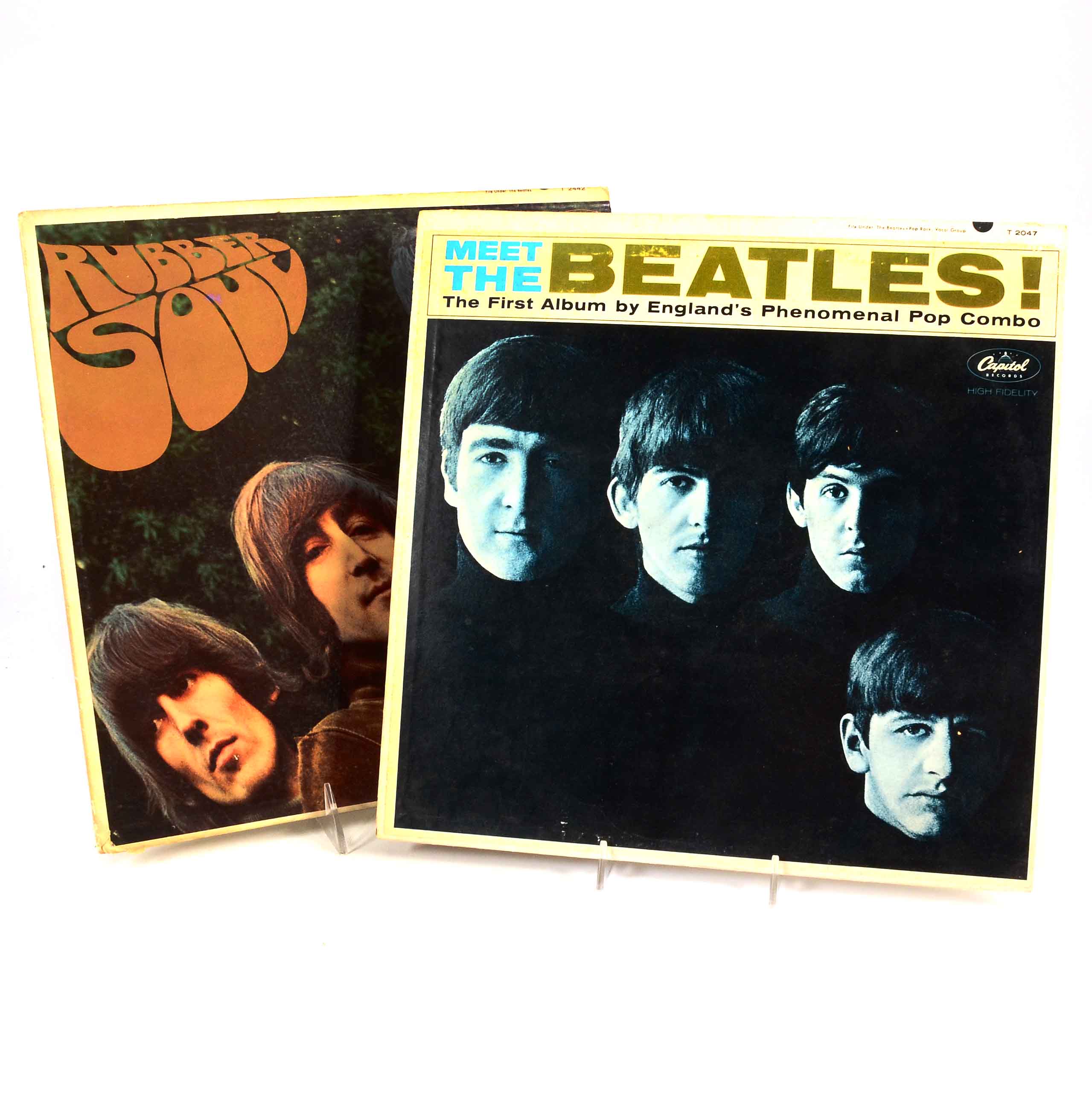 Beatles "Meet the Beatles!" and "Rubber Soul" First Pressings