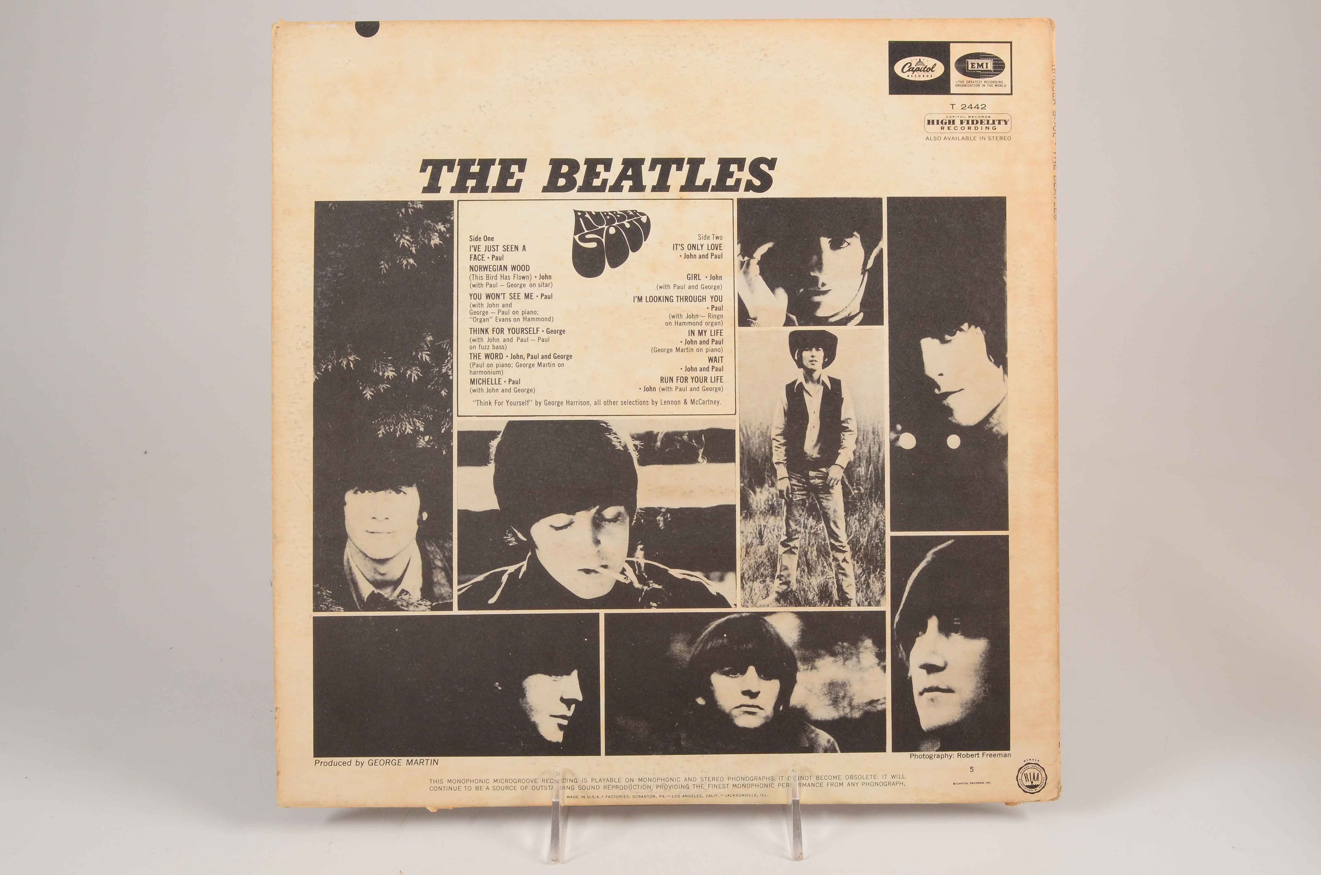 Beatles "Meet the Beatles!" and "Rubber Soul" First Pressings