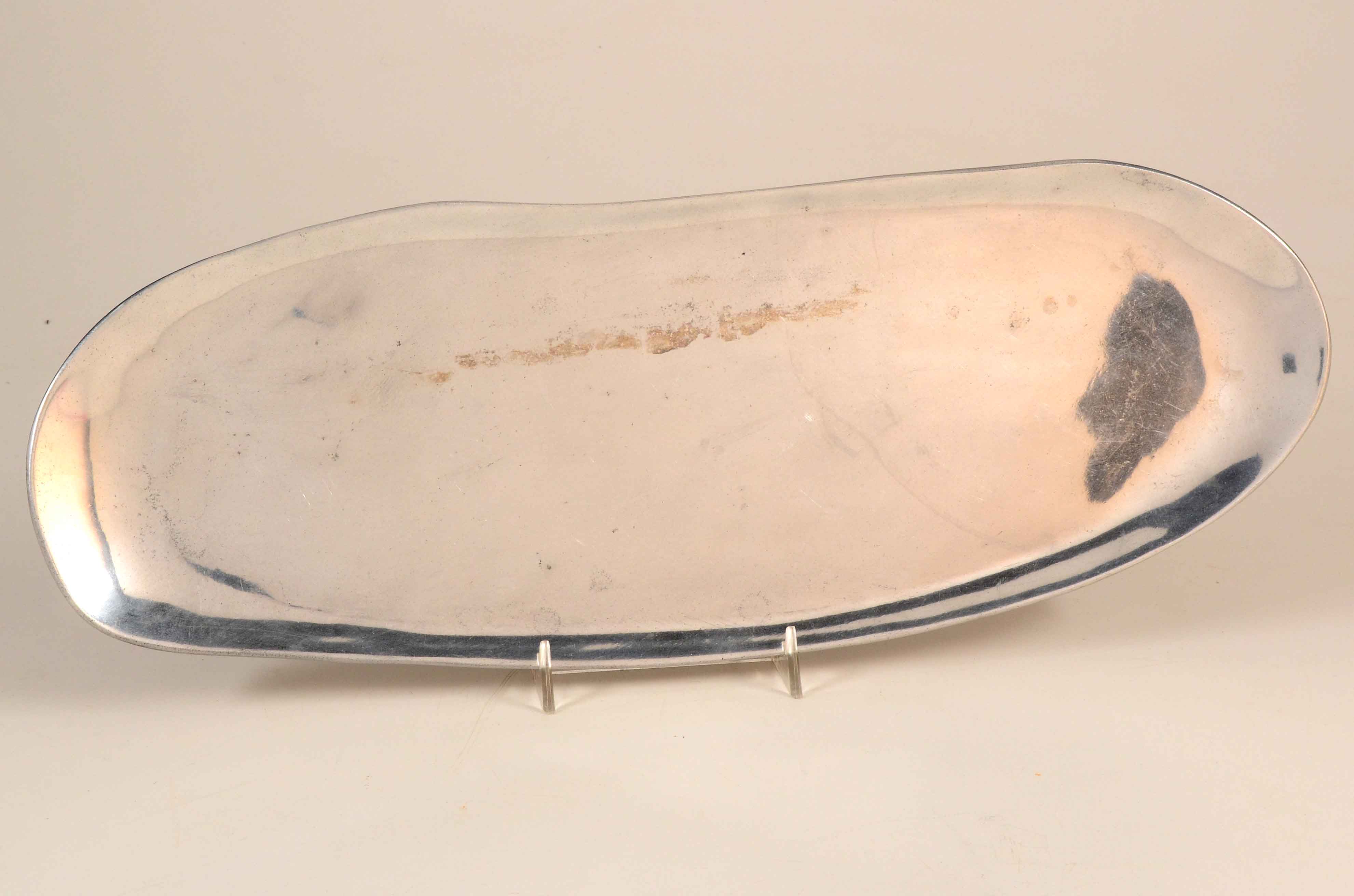 Mid Century Modern Nambe Style Serving Tray