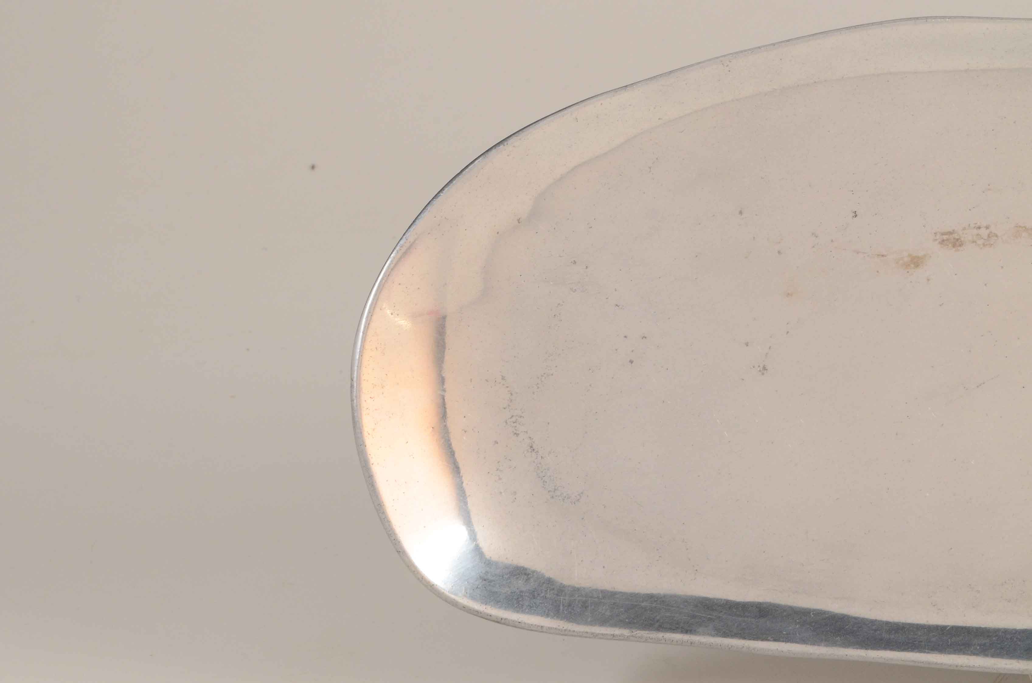 Mid Century Modern Nambe Style Serving Tray