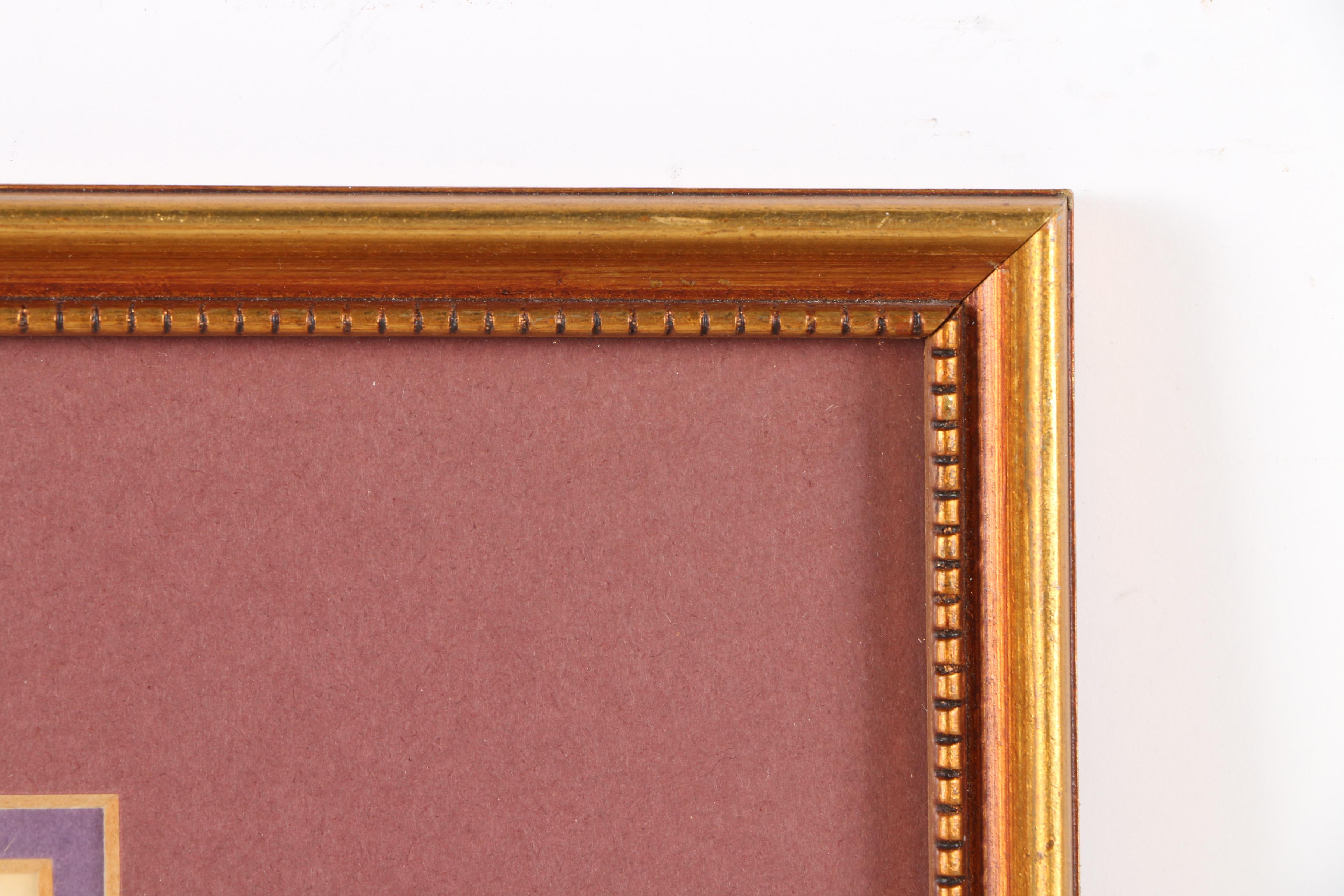 Cat-Themed Artwork Including a Paper Cut-Out