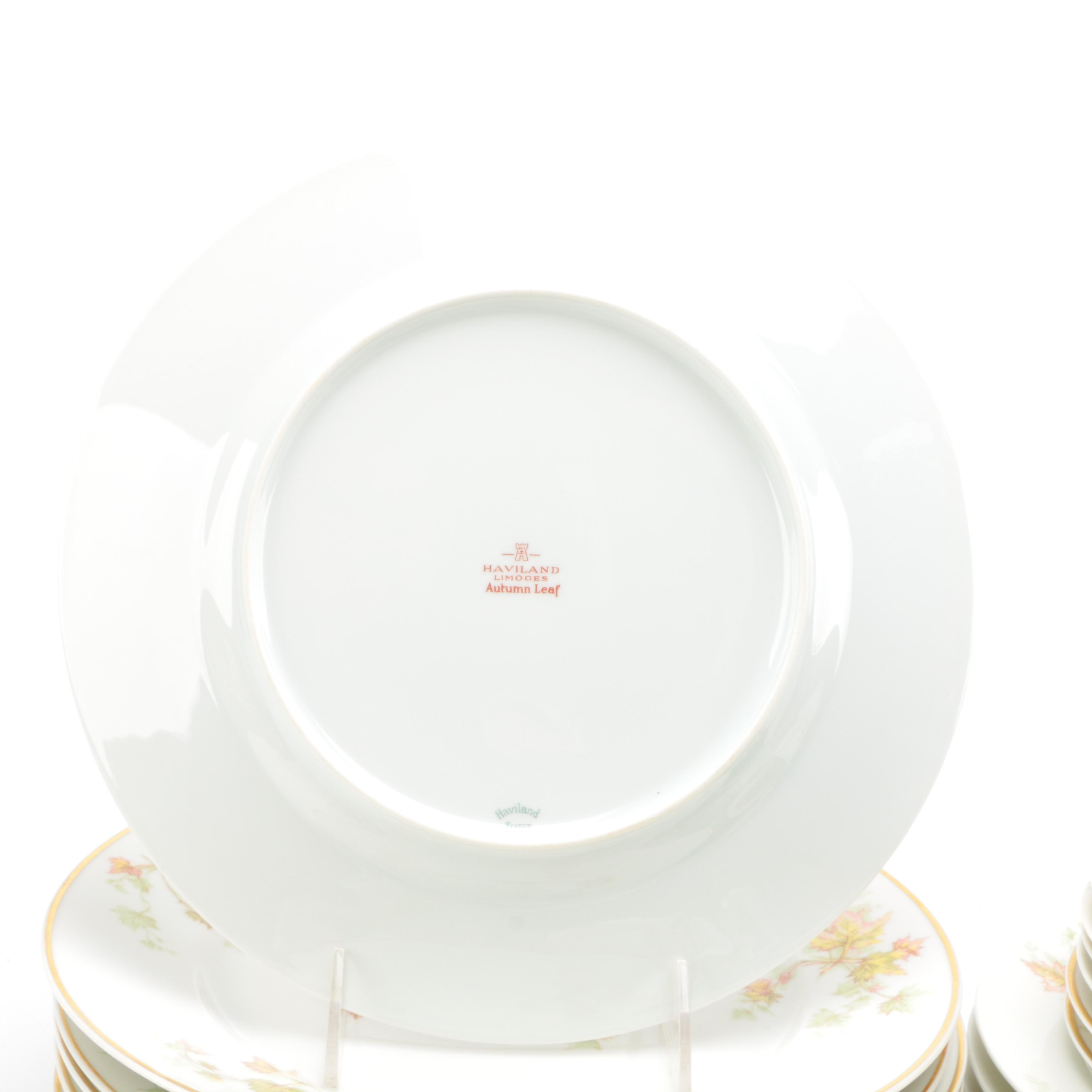 Haviland "Autumn Leaf" Tableware