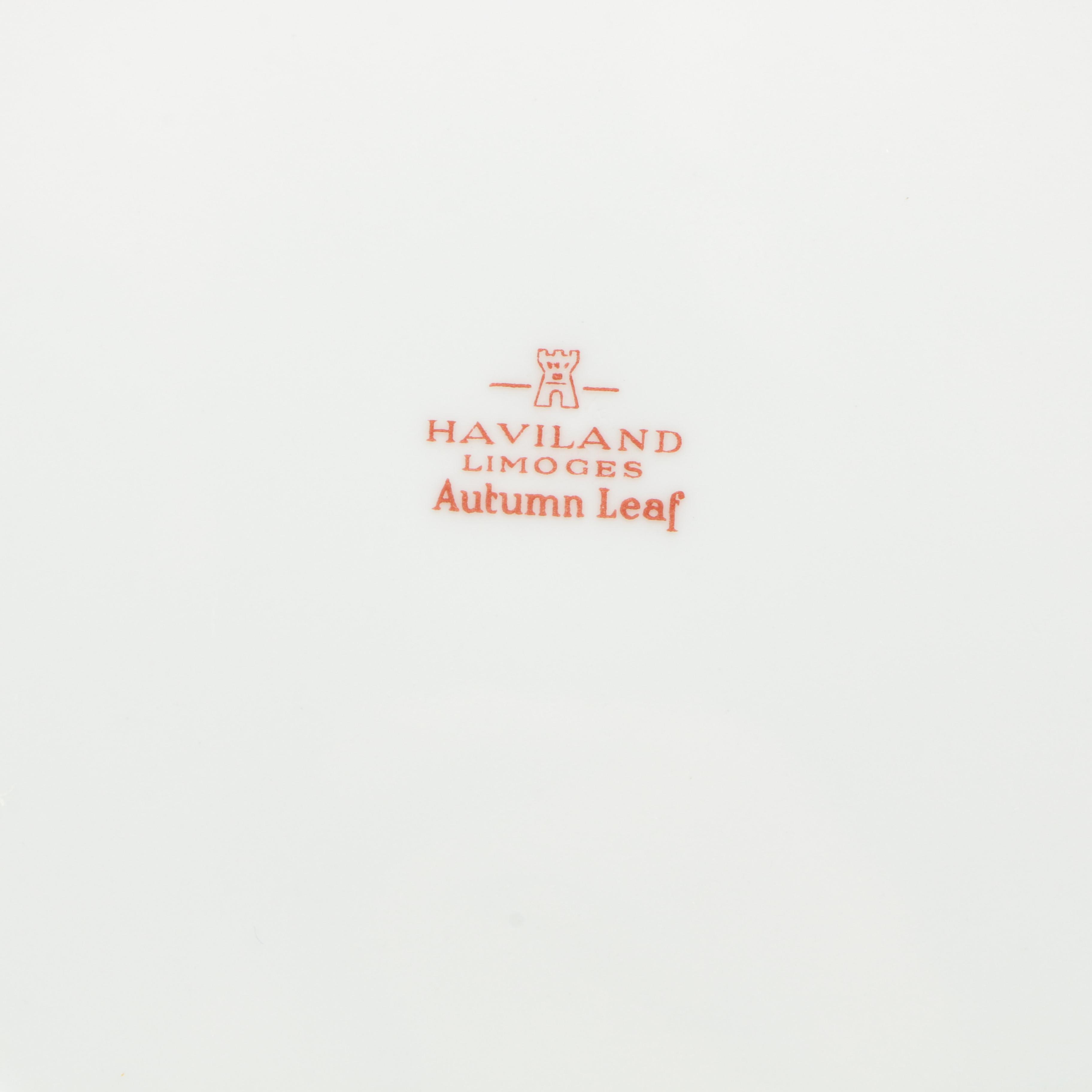 Haviland "Autumn Leaf" Tableware