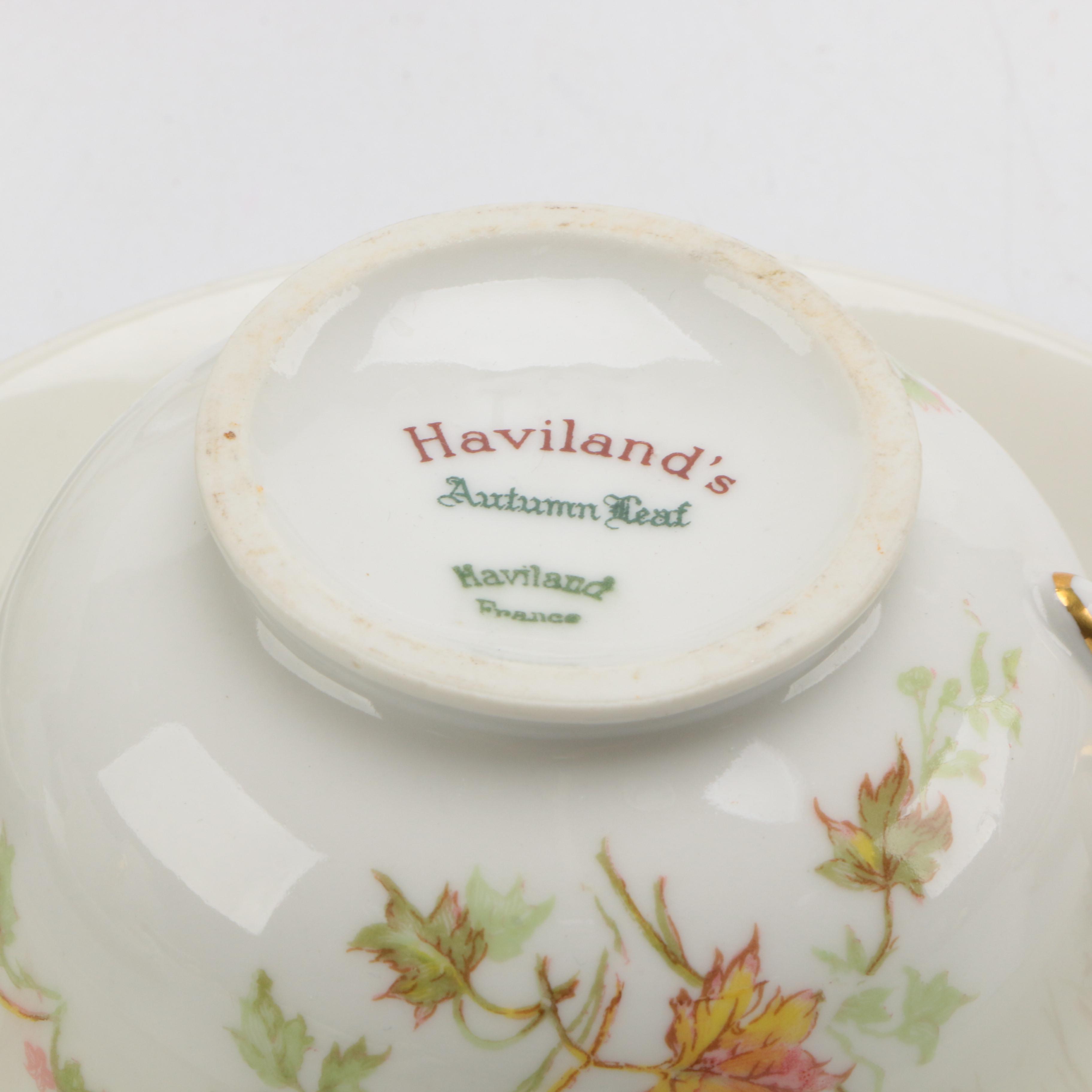 Haviland "Autumn Leaf" Tableware