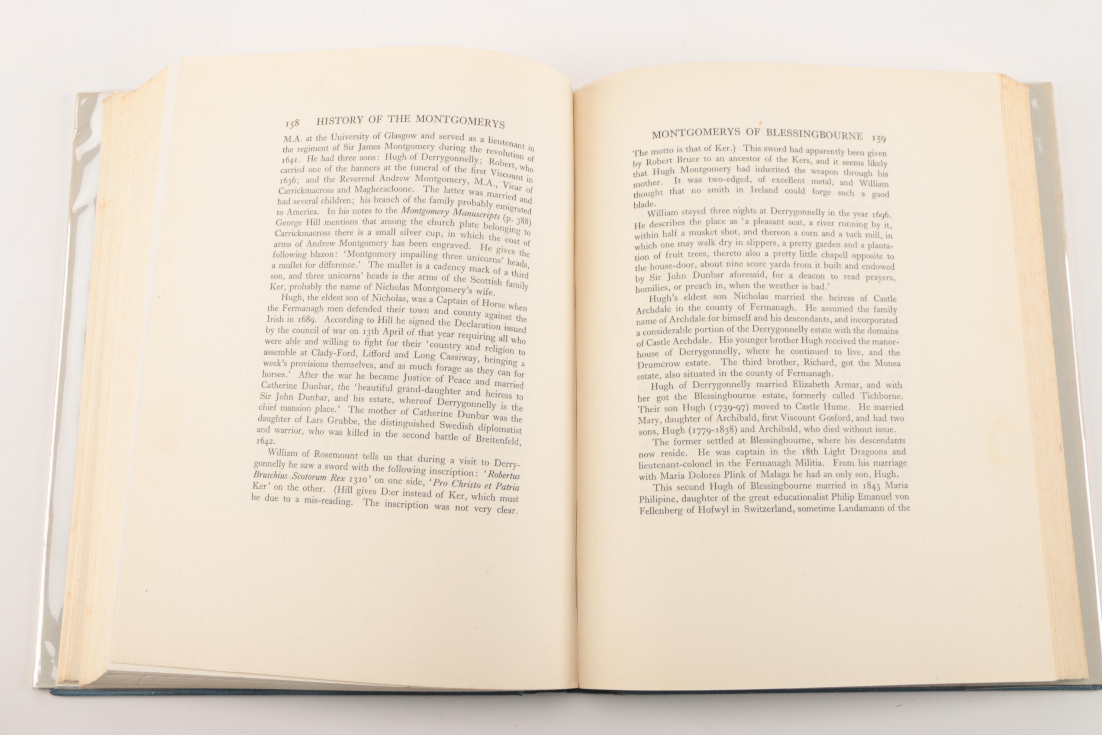 1948 "Origin and History of the Montgomerys" by B.G. de Montgomery