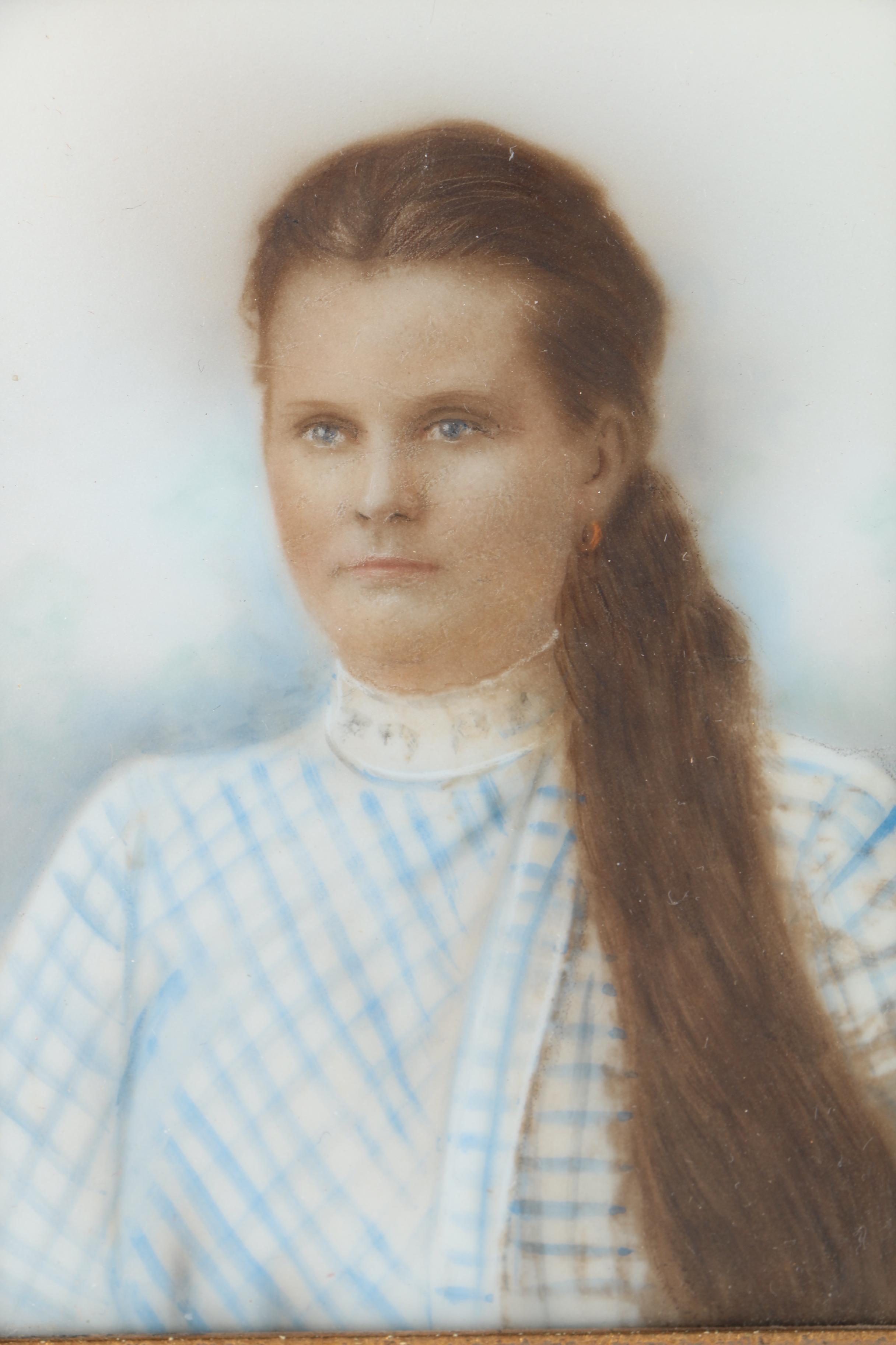 Crayon Portraits of Women