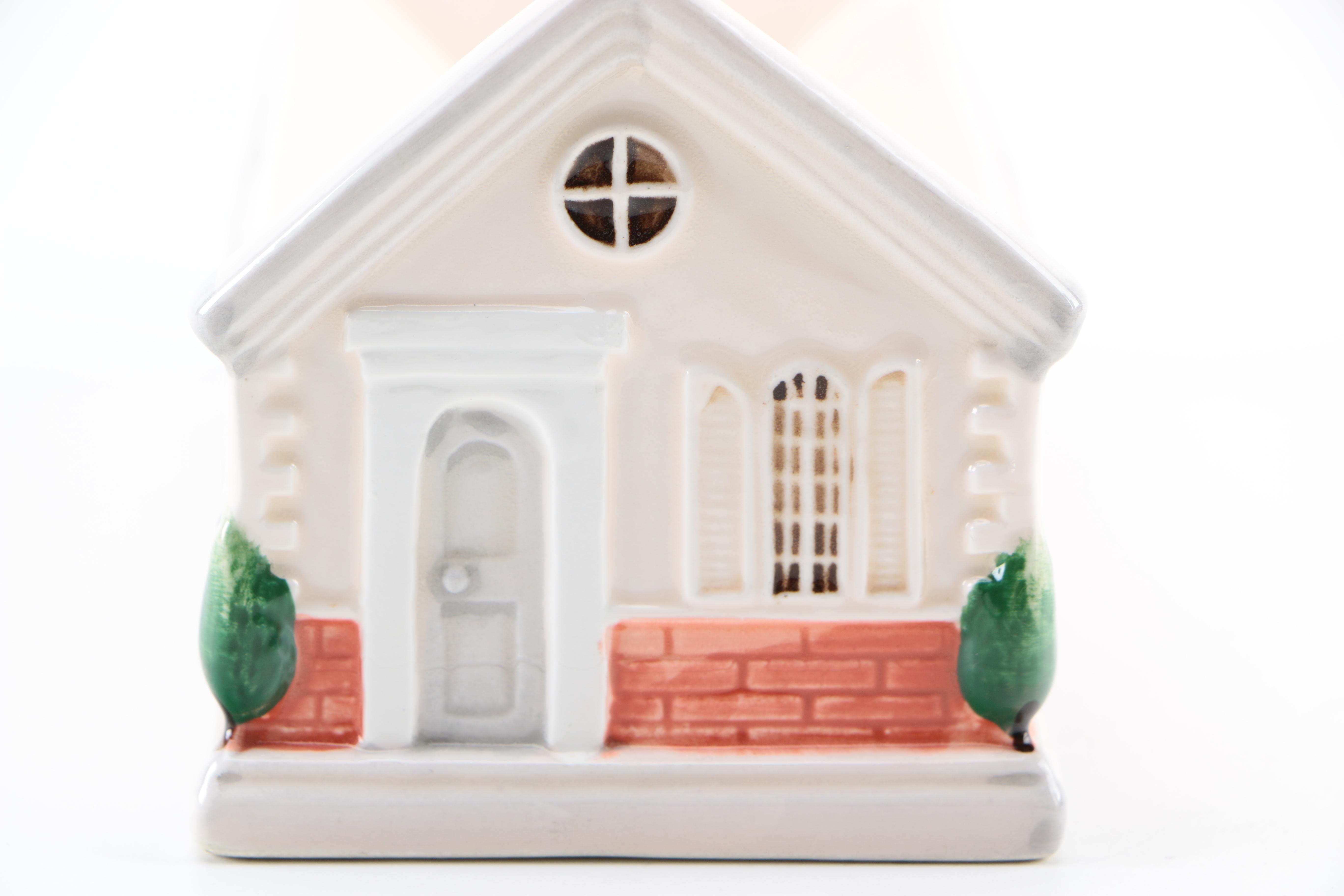 Vintage Ceramic Fitz and Floyd Candleholders and Butter Dishes