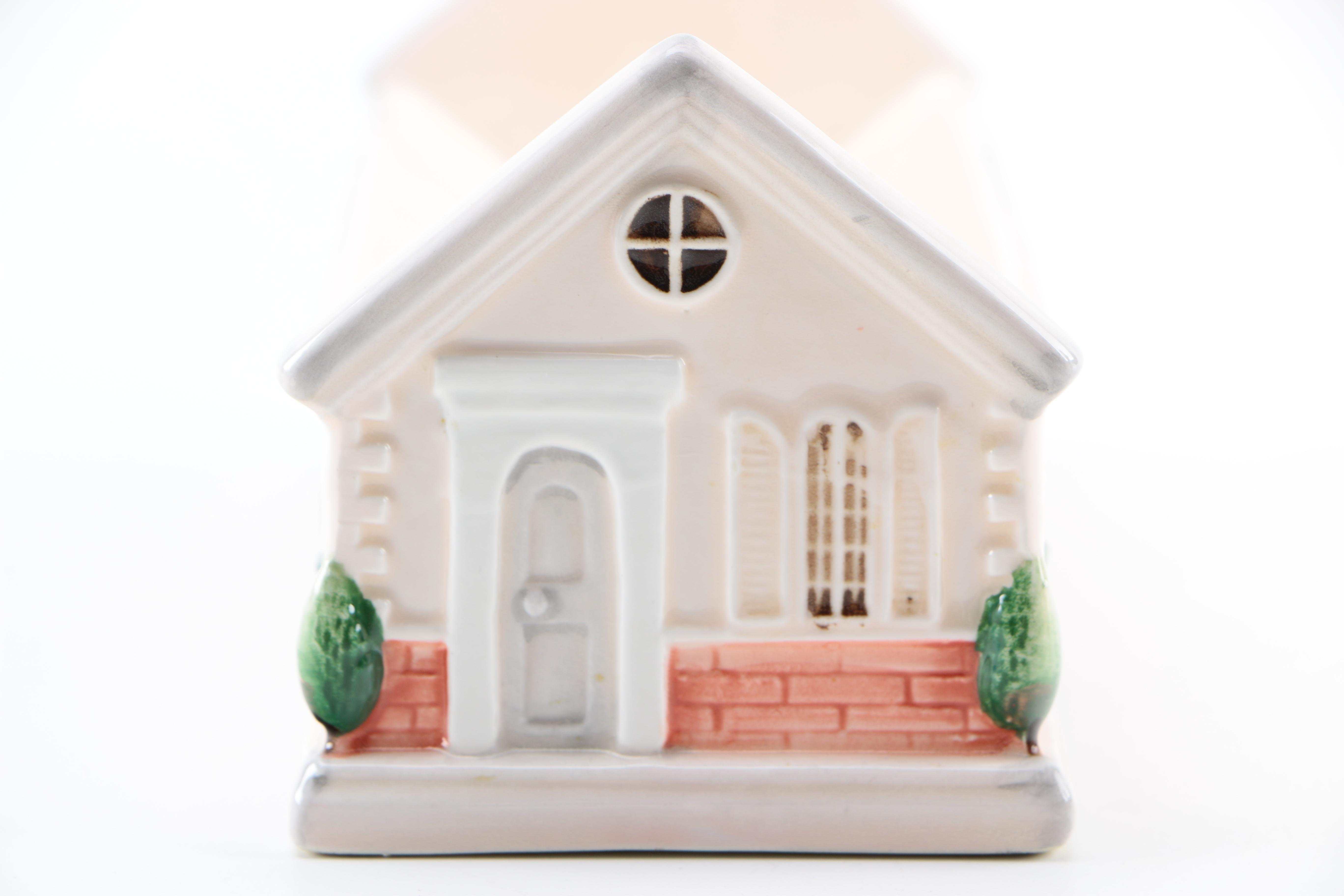 Vintage Ceramic Fitz and Floyd Candleholders and Butter Dishes