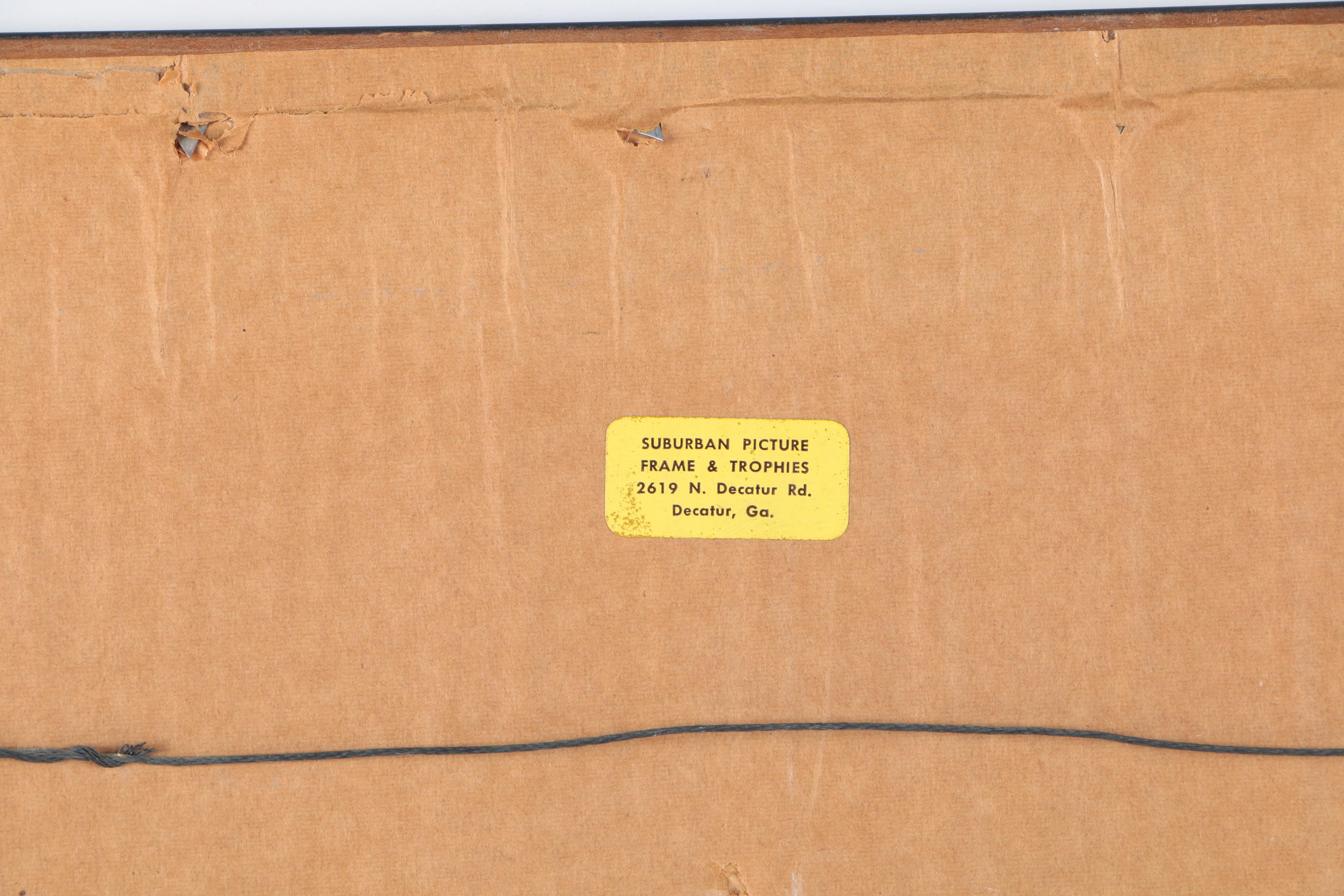 Fannie Rebecca Mennen Woodblock Prints Featuring "Gabby"