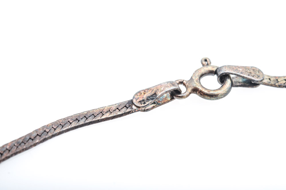 Vintage Sterling Silver Brooch and Bracelet Pairing