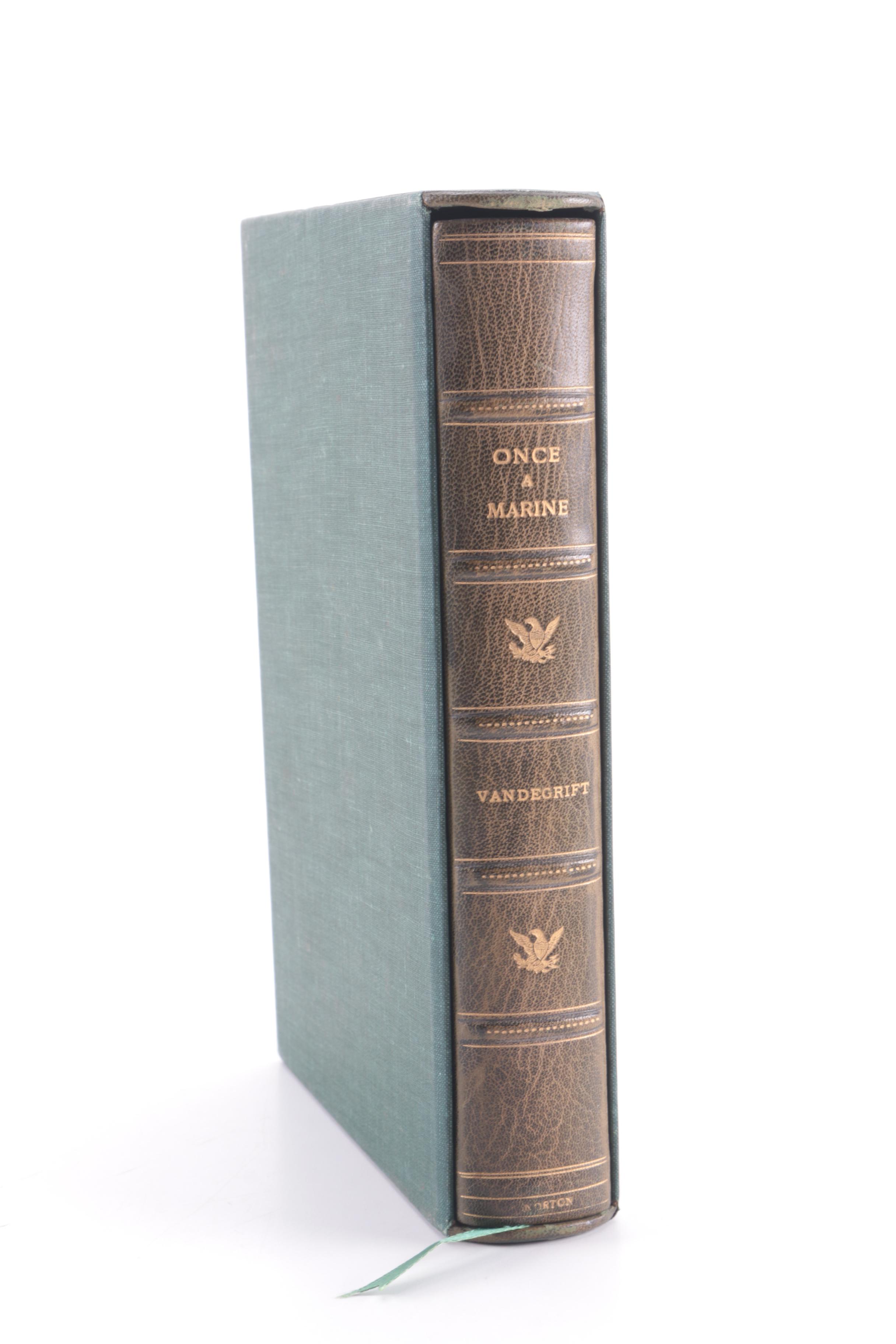 1964 First Edition "Once A Marine: Memoirs of General A. A. Vandegrift" by Robert B. Asprey