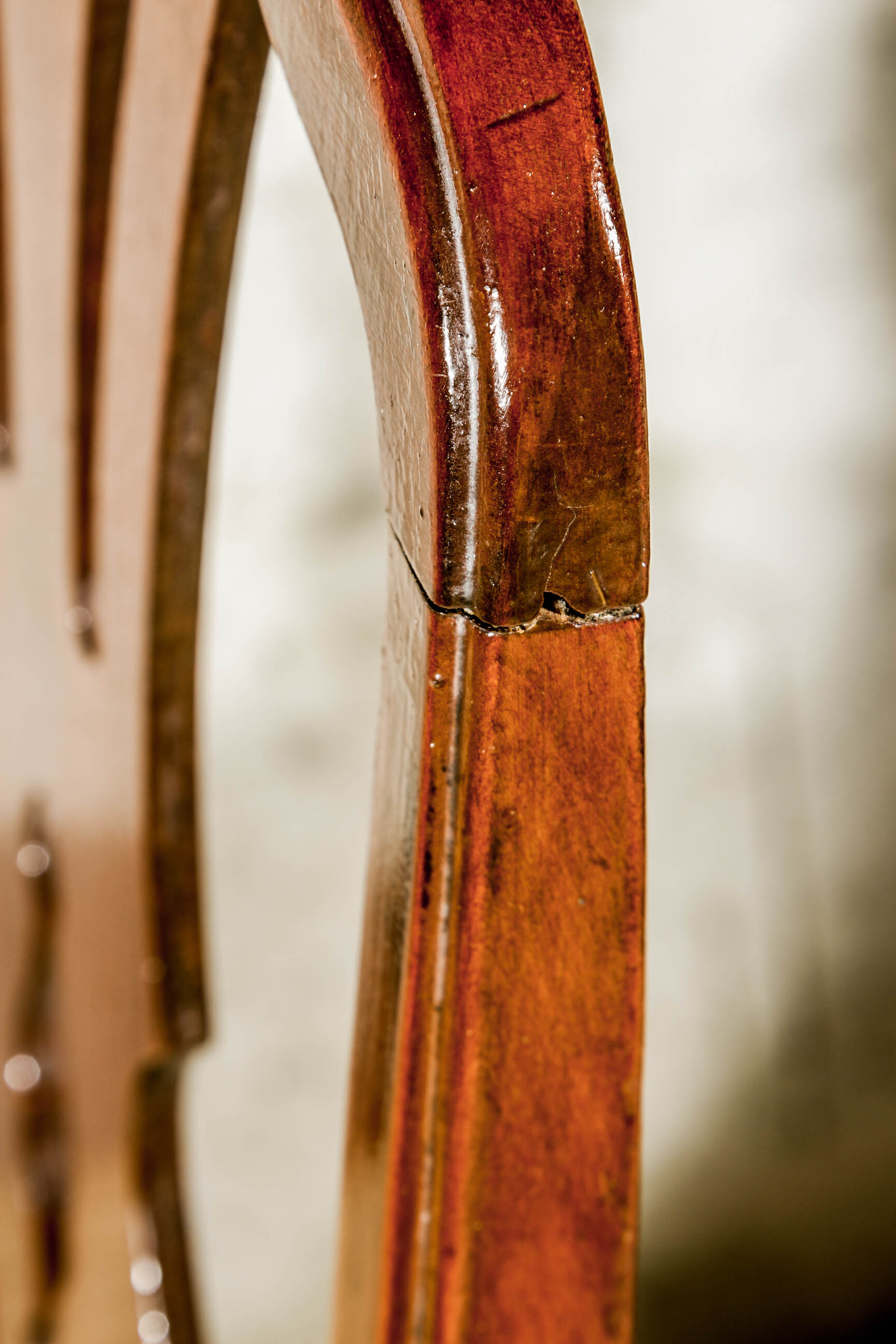 Drop-Leaf Duncan Phyfe Style Dining Table with Four Chairs