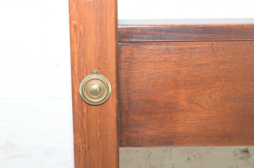 Federal Style Queen Size Four Poster Bed Frame