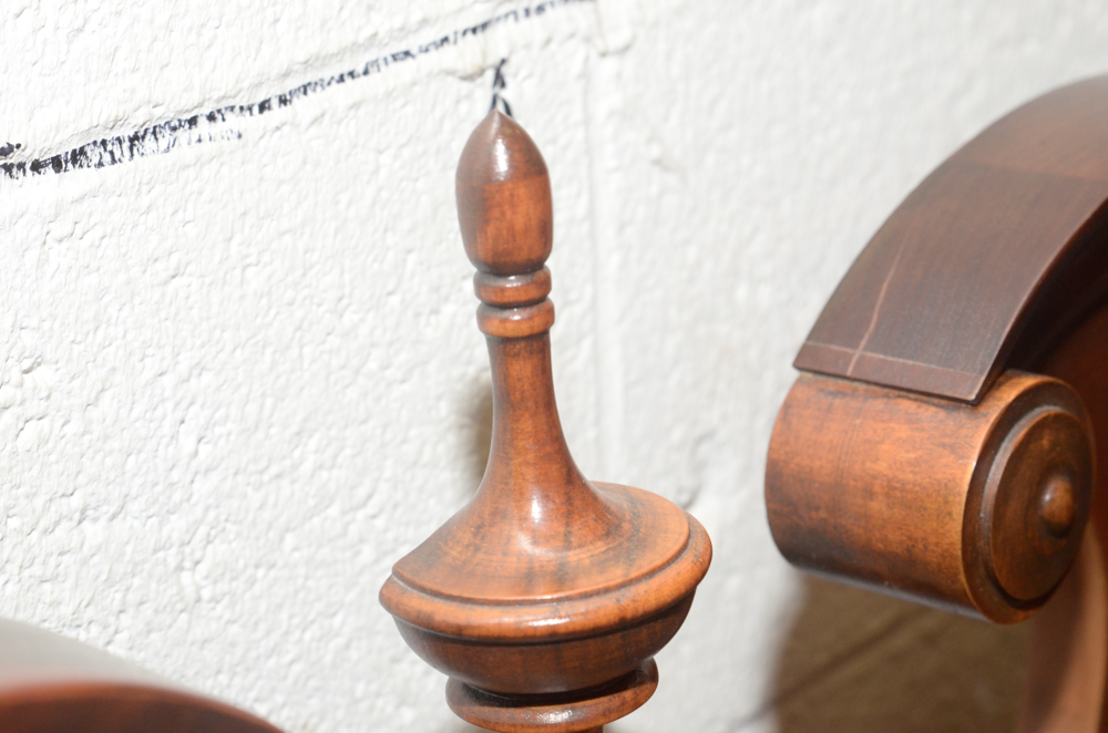 Federal Style Queen Size Four Poster Bed Frame