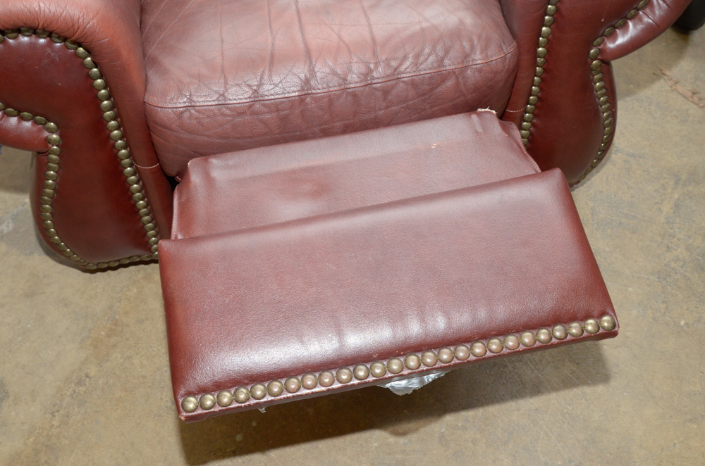 Divani Chateau D'ax Italian Leather Recliner