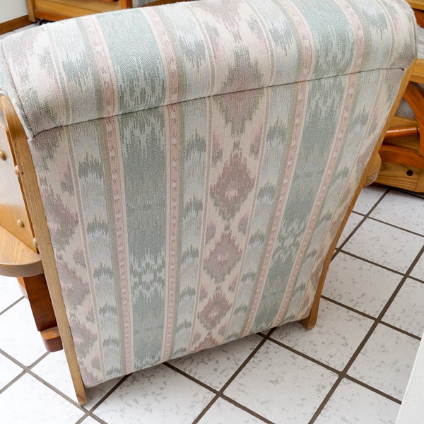 Upholstered Chairs with Matching Ottoman
