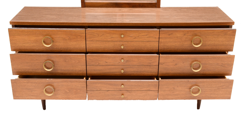 Robinson Mid Century Modern Dresser with Mirror