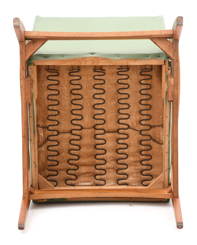 Pair of Mid Century Modern Walnut Lounge Chairs