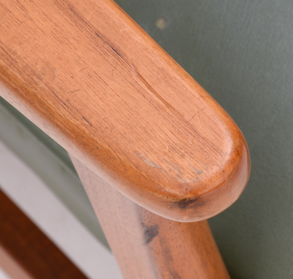 Pair of Mid Century Modern Walnut Lounge Chairs