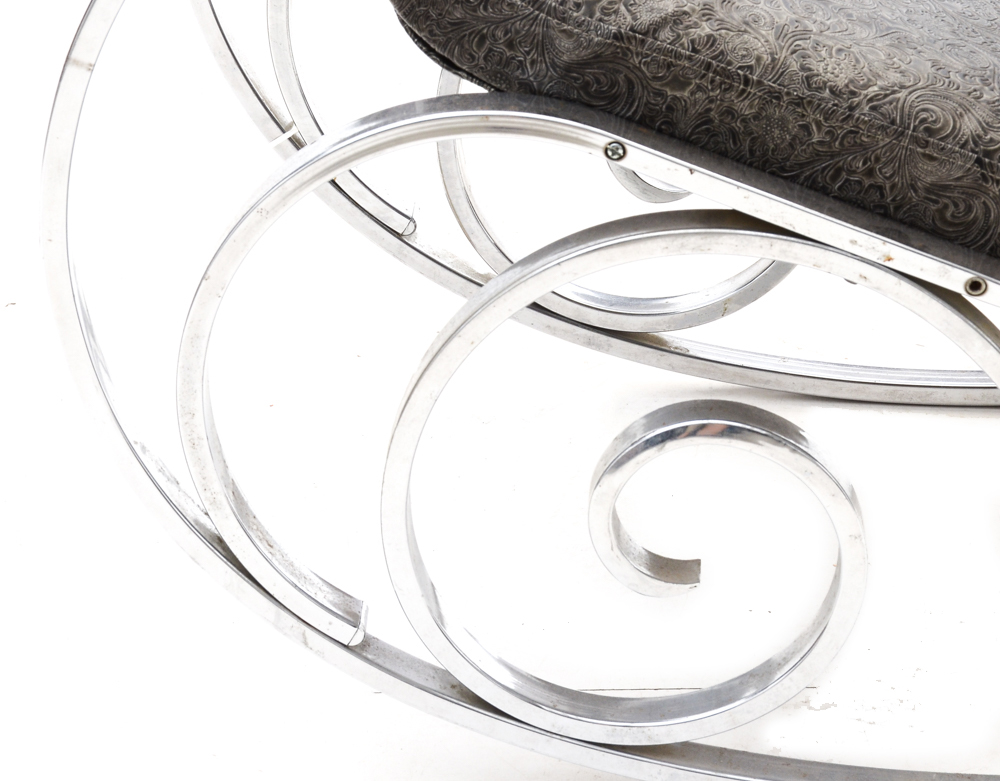 French Mid Century Modern Rocking Chair