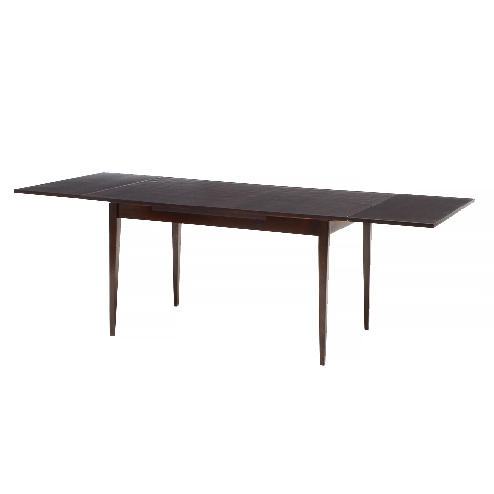 Mid Century Modern Style Pull-Out Dining Table