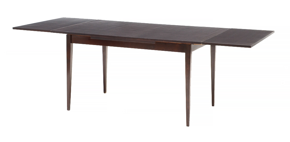 Mid Century Modern Style Pull-Out Dining Table
