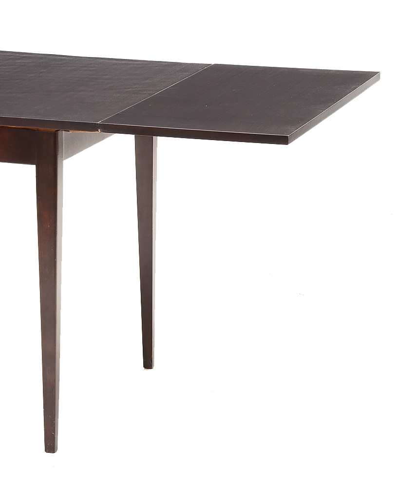 Mid Century Modern Style Pull-Out Dining Table