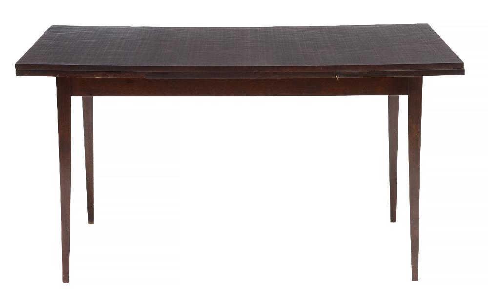 Mid Century Modern Style Pull-Out Dining Table
