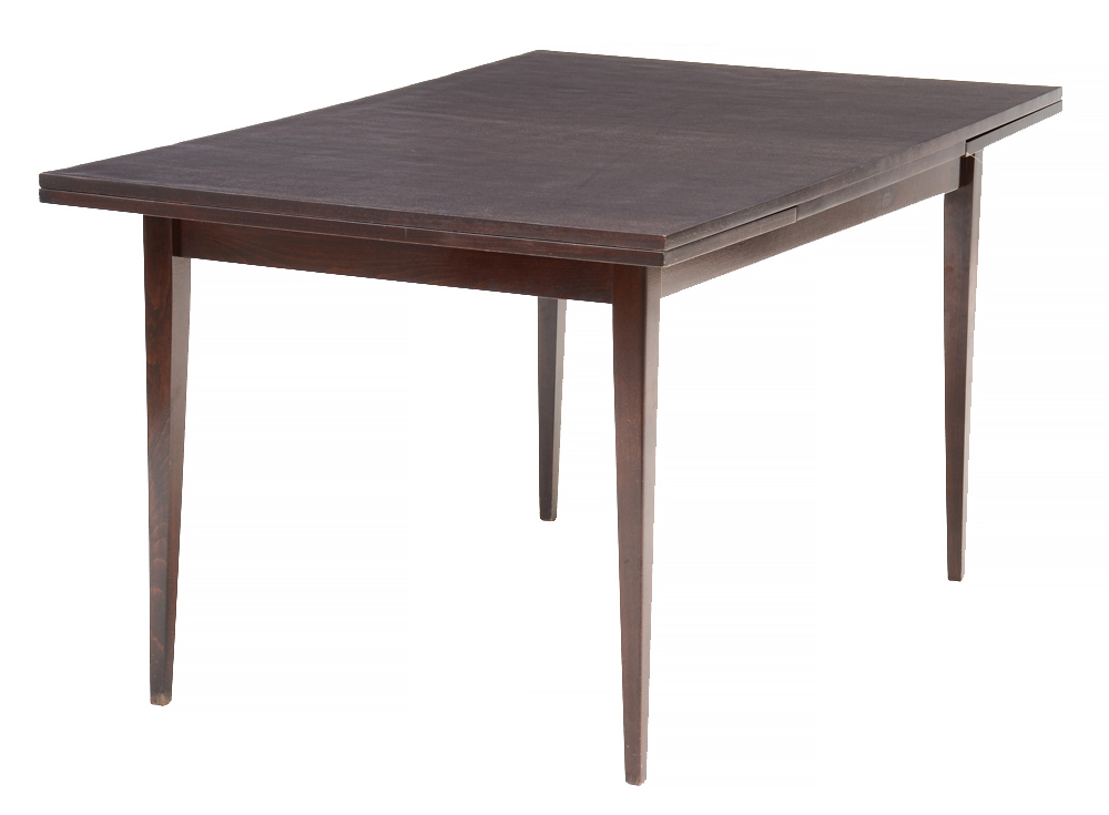 Mid Century Modern Style Pull-Out Dining Table