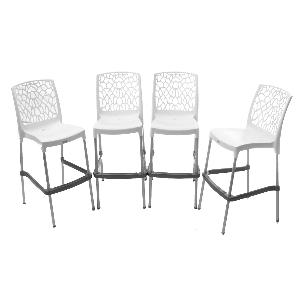 Four "Sidney" Bar Stools by Tensai