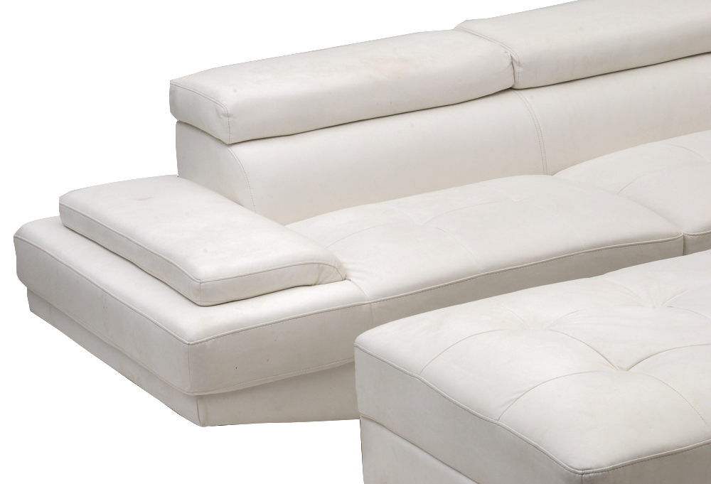 Three Piece Modern Style Leather Sectional Sofa