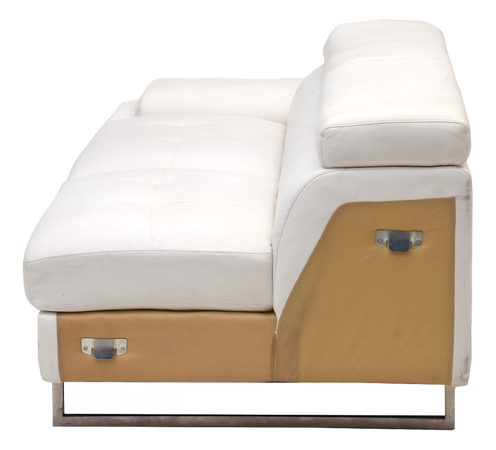 Three Piece Modern Style Leather Sectional Sofa