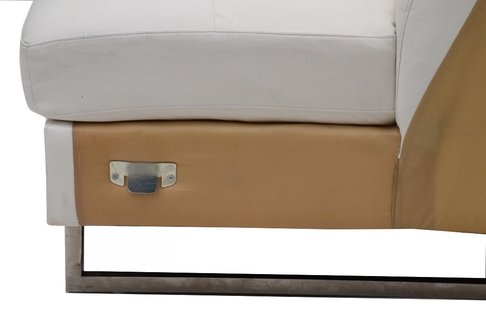 Three Piece Modern Style Leather Sectional Sofa