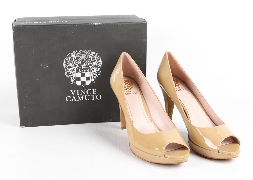 Vince Camuto Ashlyn Peep Toe Platforms