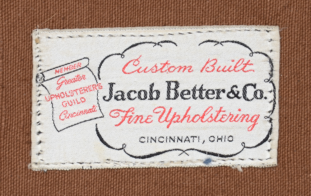 Mid-Century Chrome Flatbar Framed Sofa